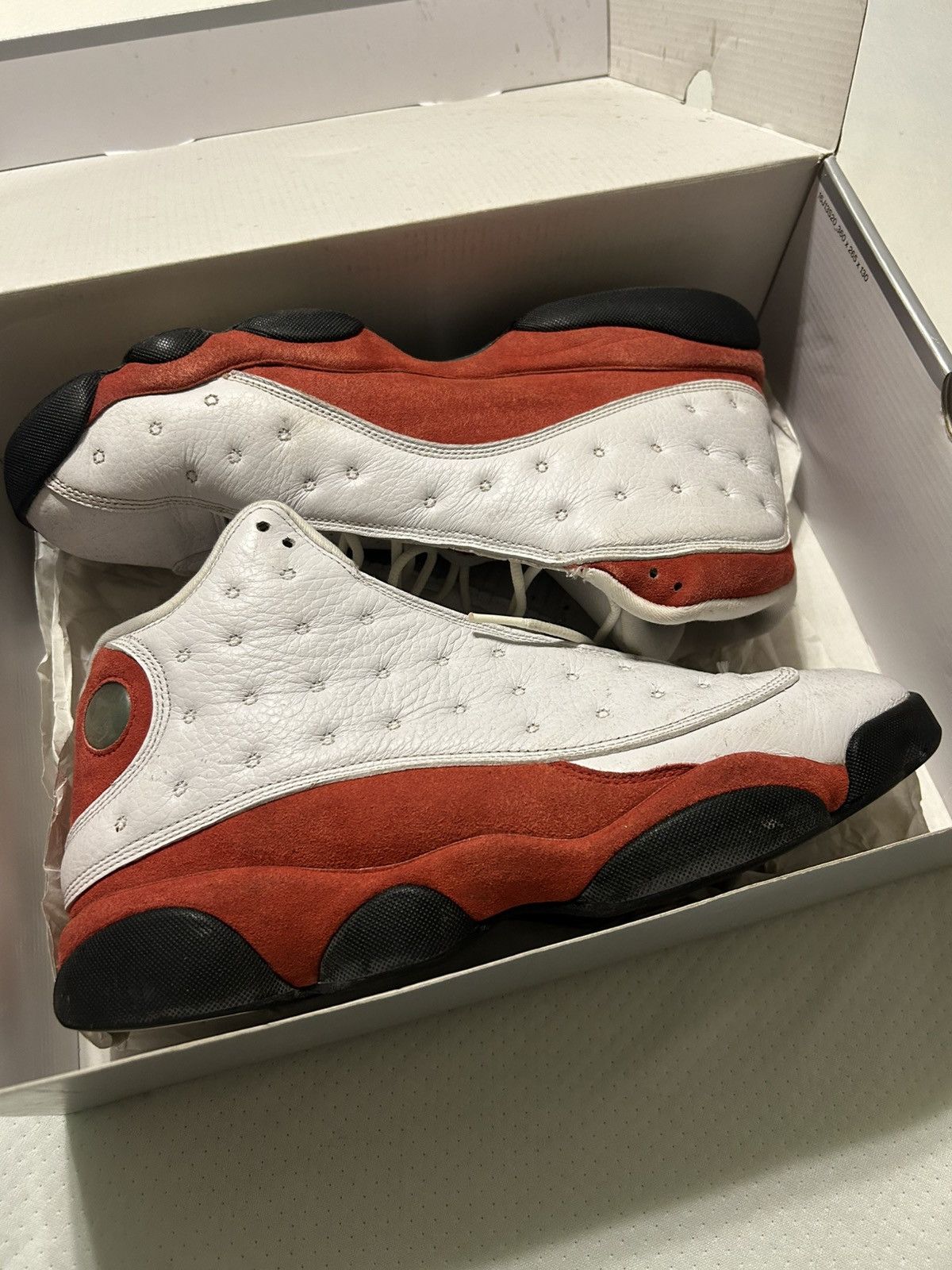 Jordan Brand Air Jordan 13 Retro White/Black-Team Red Size US 12 / EU 45 - 1 Thumbnail