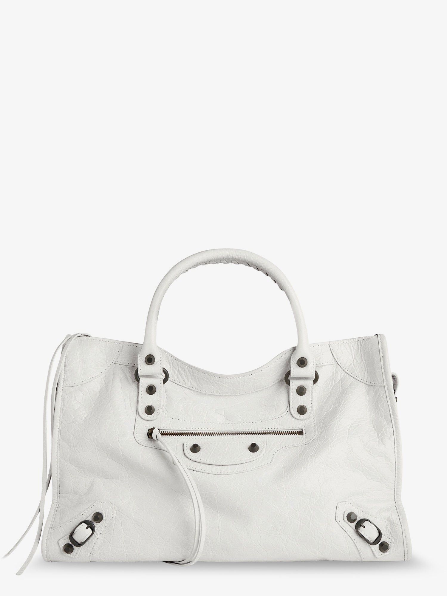 Balenciaga Le City Medium Leather Shoulder Bag Size ONE SIZE - 1 Thumbnail