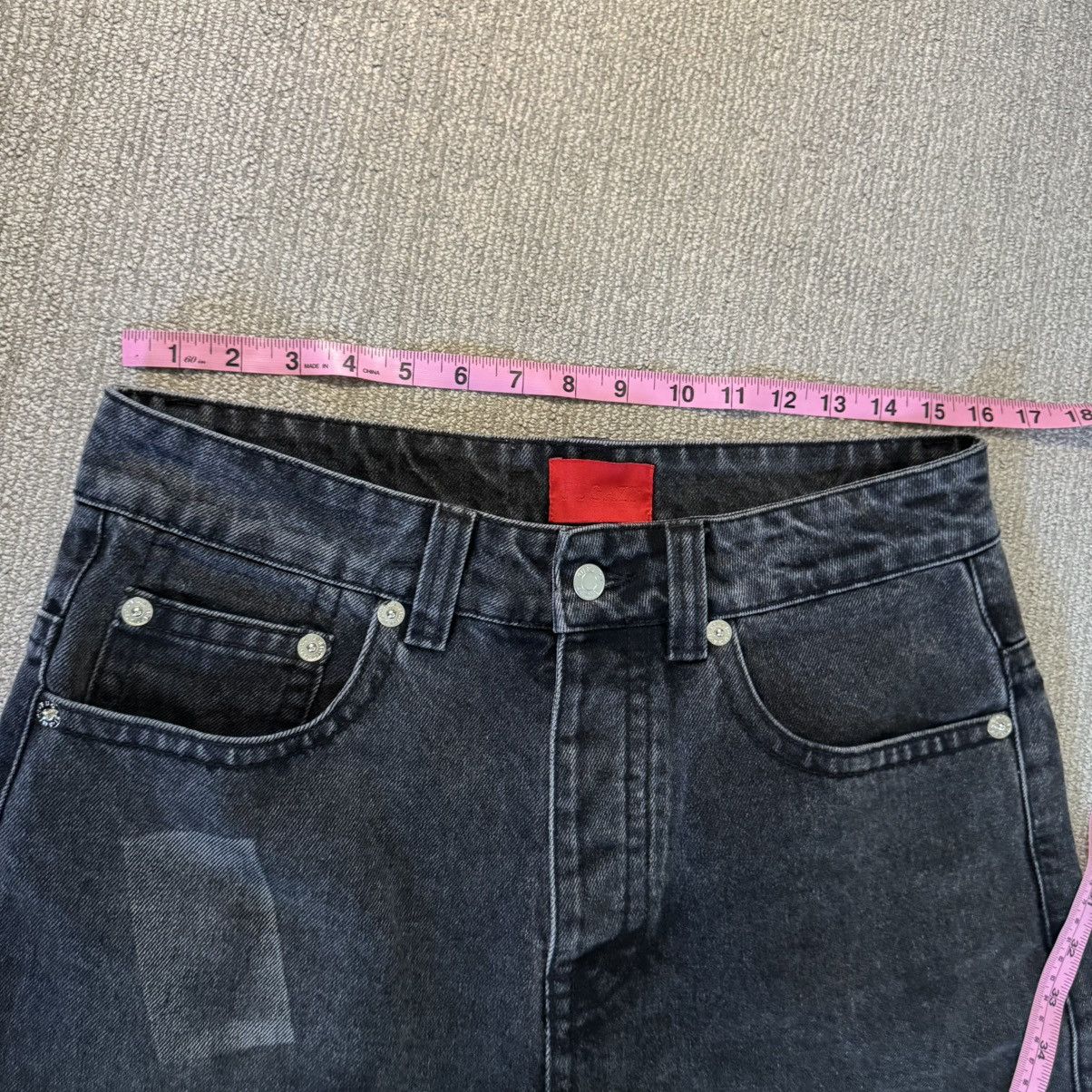 Fugazi FUGAZI Novelty denim shorts washed black brass knuckles Size US 30 / EU 46 - 5 Thumbnail
