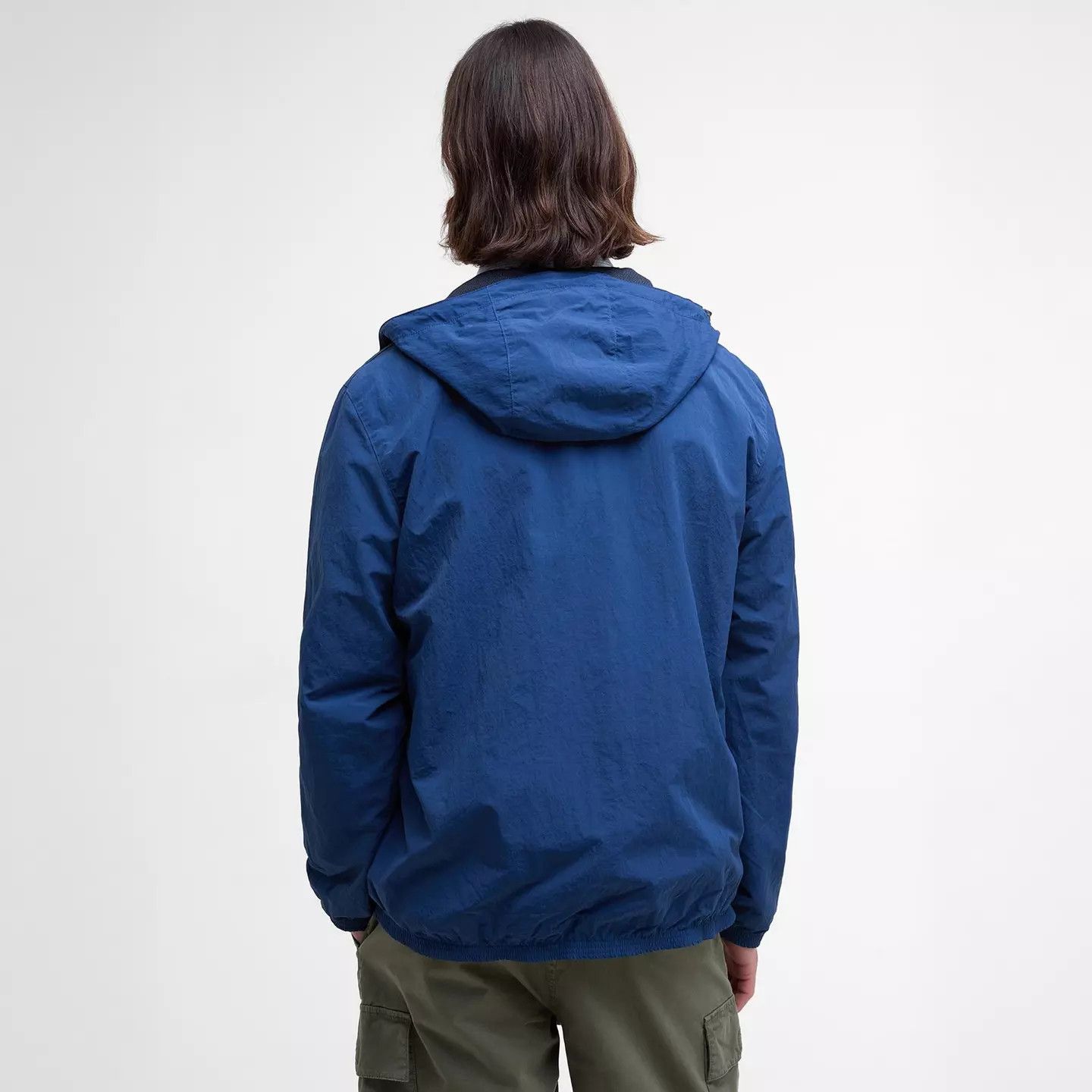 Barbour o1g2r1mq0426 Showerproof Hooded Rain Anorak Jacket in Blue Size US XL / EU 56 / 4 - 3 Thumbnail