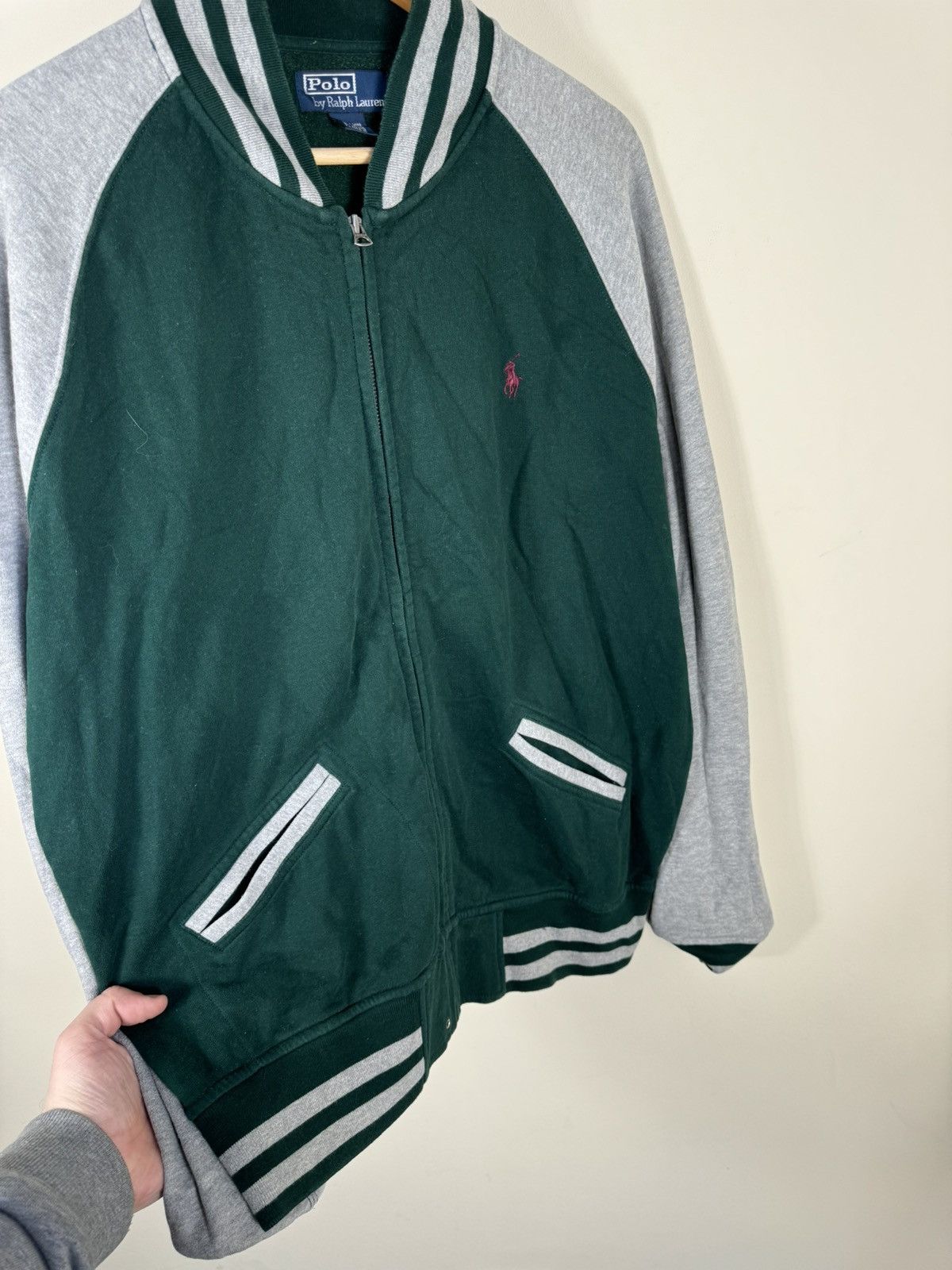 Polo Ralph Lauren Vintage Polo Ralph Lauren Full Zip Jacket Sweatshirt Size US L / EU 52-54 / 3 - 4 Thumbnail
