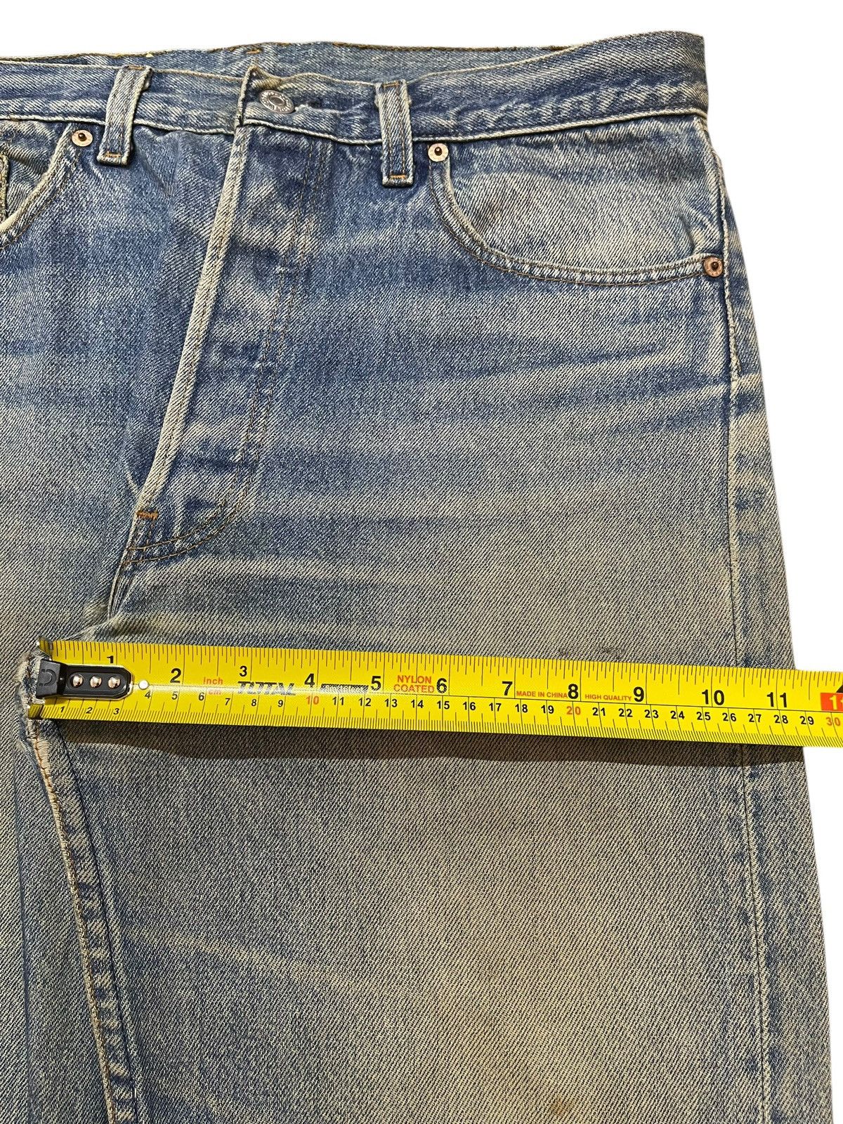 Levi's Vintage 80s Levis 501 Mud Wash Classic Style Loose Jeans Size US 34 / EU 50 - 15 Thumbnail