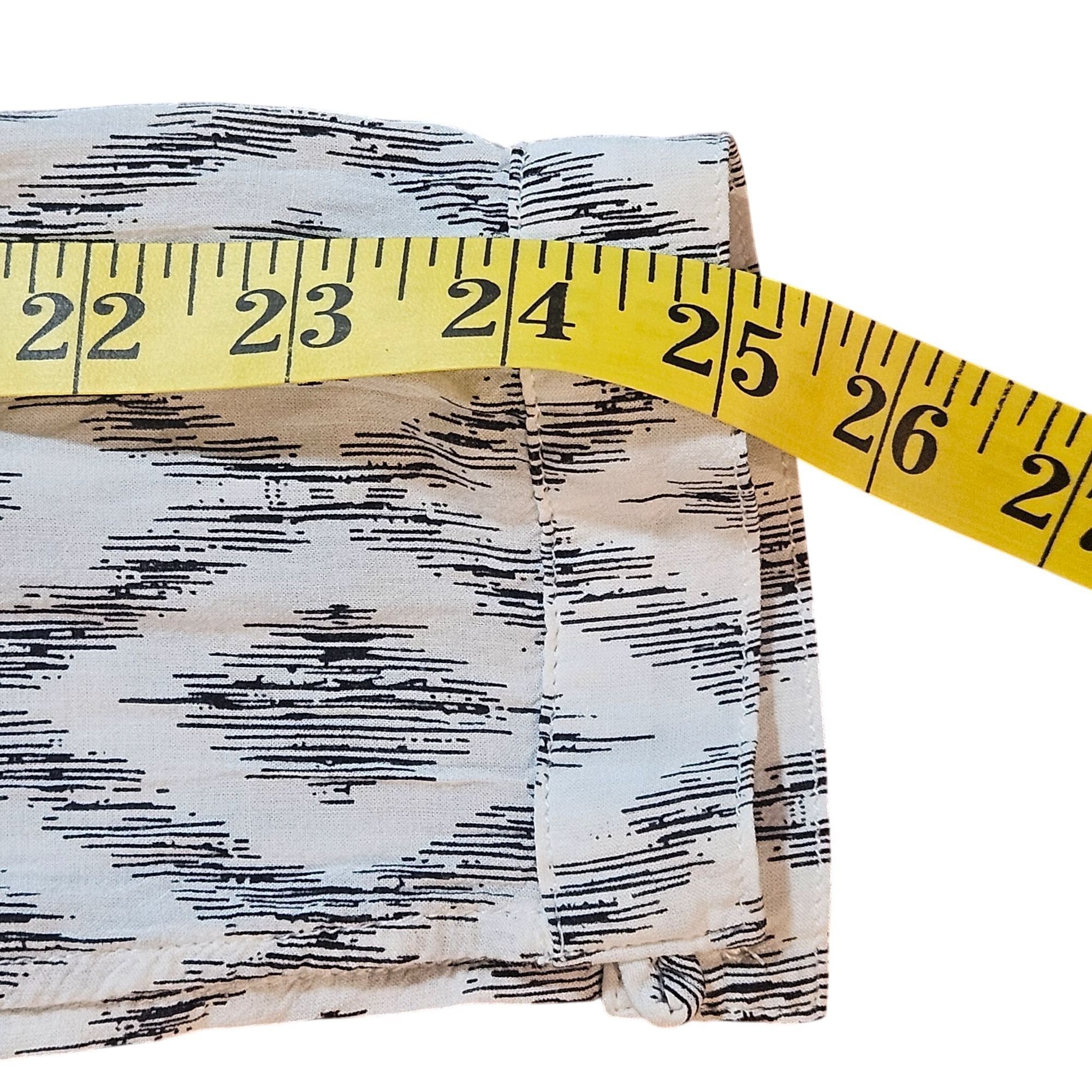 Other Cloth & Stone Button-Up Top Gray Diamond Print Size M Lightw Size M / US 6-8 / IT 42-44 - 6 Thumbnail