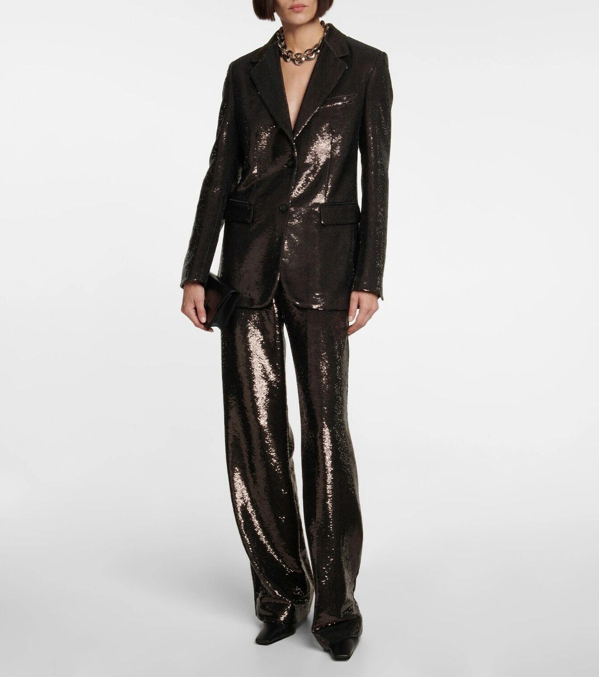 Golden Goose o1y0725 Blazer in Dark Brown Size XS / US 0-2 / IT 36-38 - 5 Thumbnail