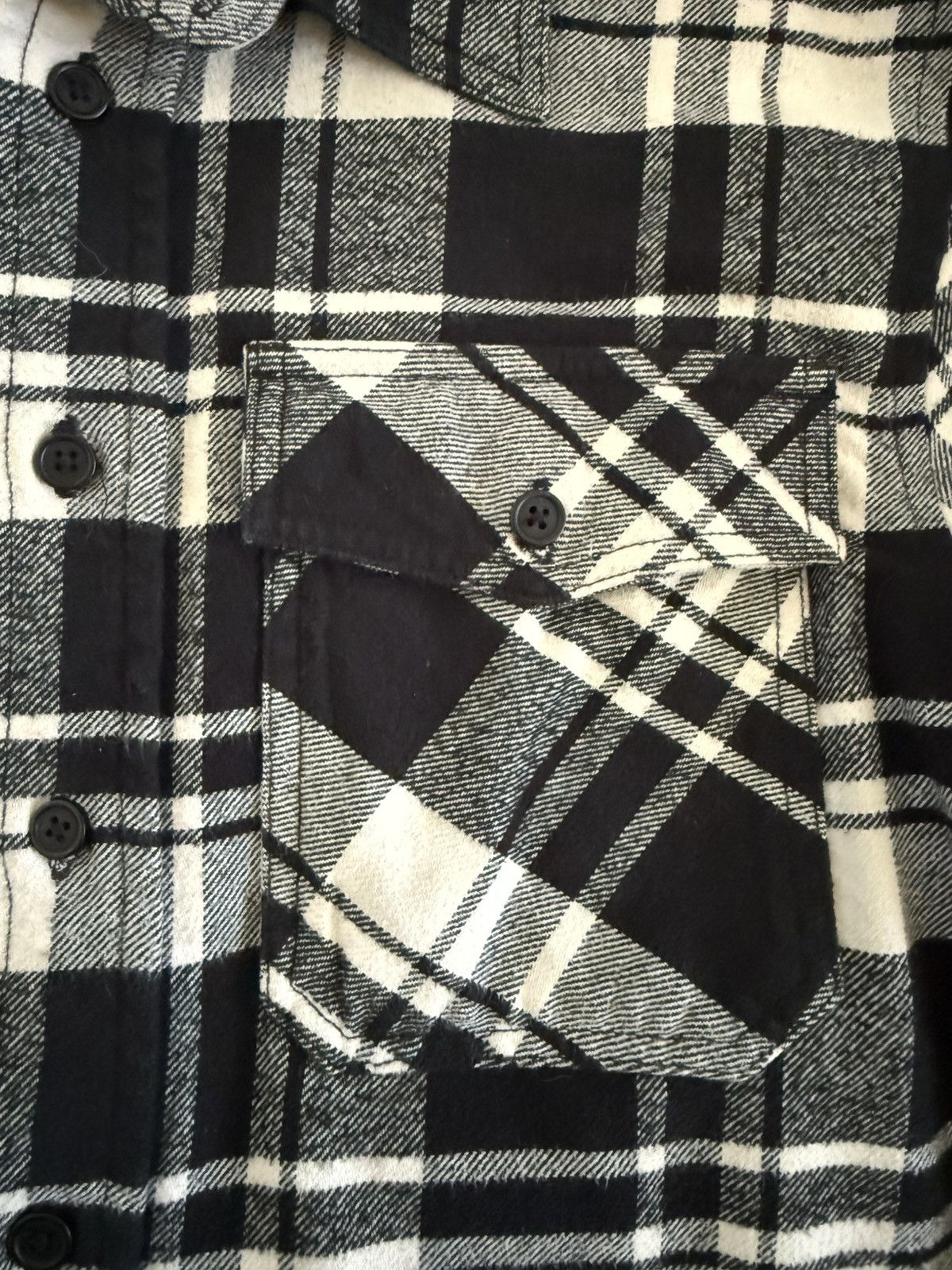 Vintage Indystry Black & White Checkered Flannel Size US S / EU 44-46 / 1 - 2 Thumbnail