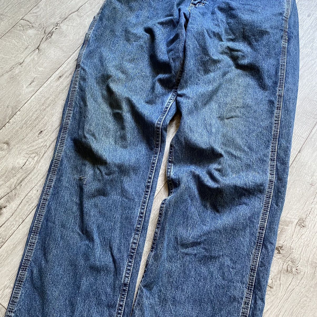 Lee VINTAGE LEE CARPENTER USED MEXICO JEANS Size US 33 - 7 Thumbnail