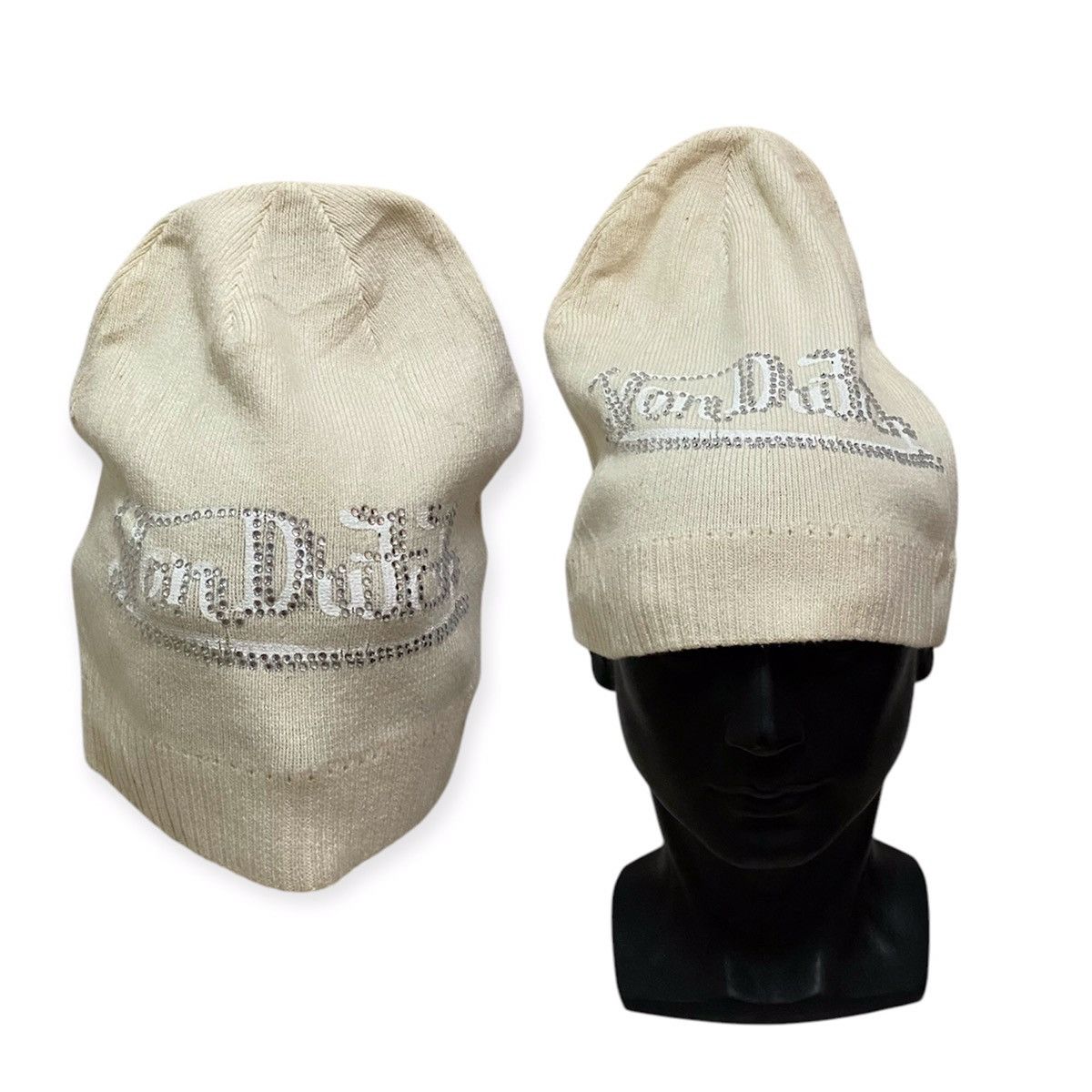 Vintage × Von Dutch Vintage Von Dutch Spell Out Beanie Hat Size ONE SIZE - 1 Thumbnail