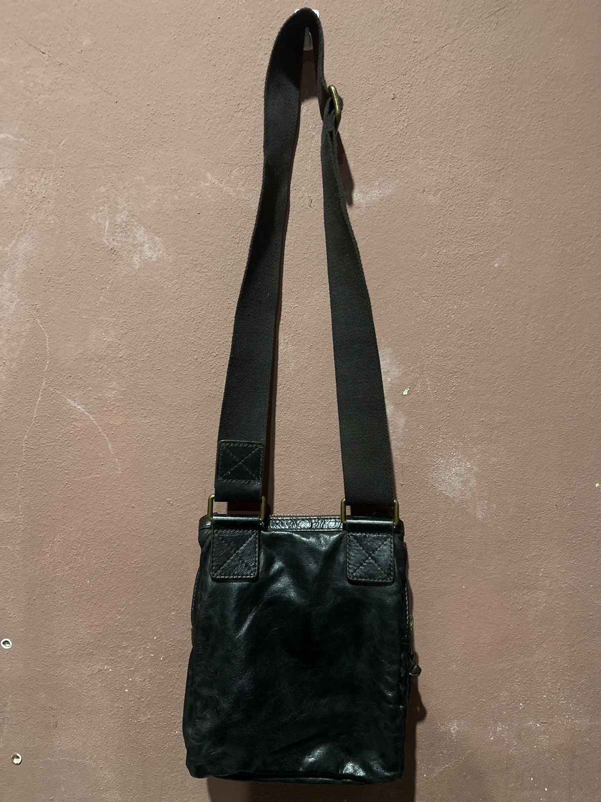 Dolce & Gabbana D&G Mens Black Leather Crossbody Bag Size ONE SIZE - 3 Thumbnail