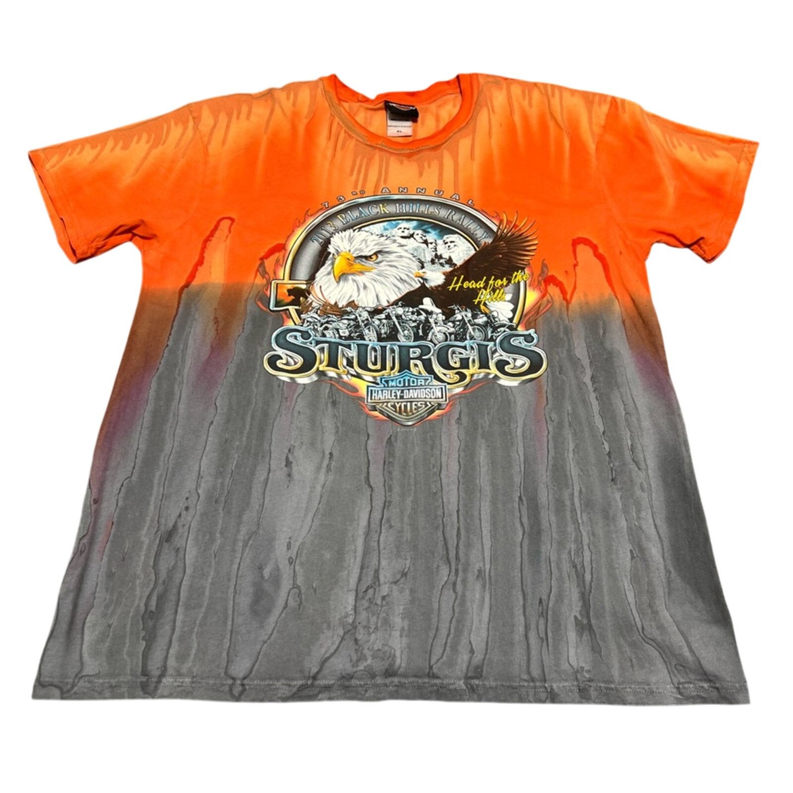 Harley Davidson Vintage Harley Davidson x Sturgis Biker Shirt Men’s Tie Dye Size US XL / EU 56 / 4 - 1 Thumbnail