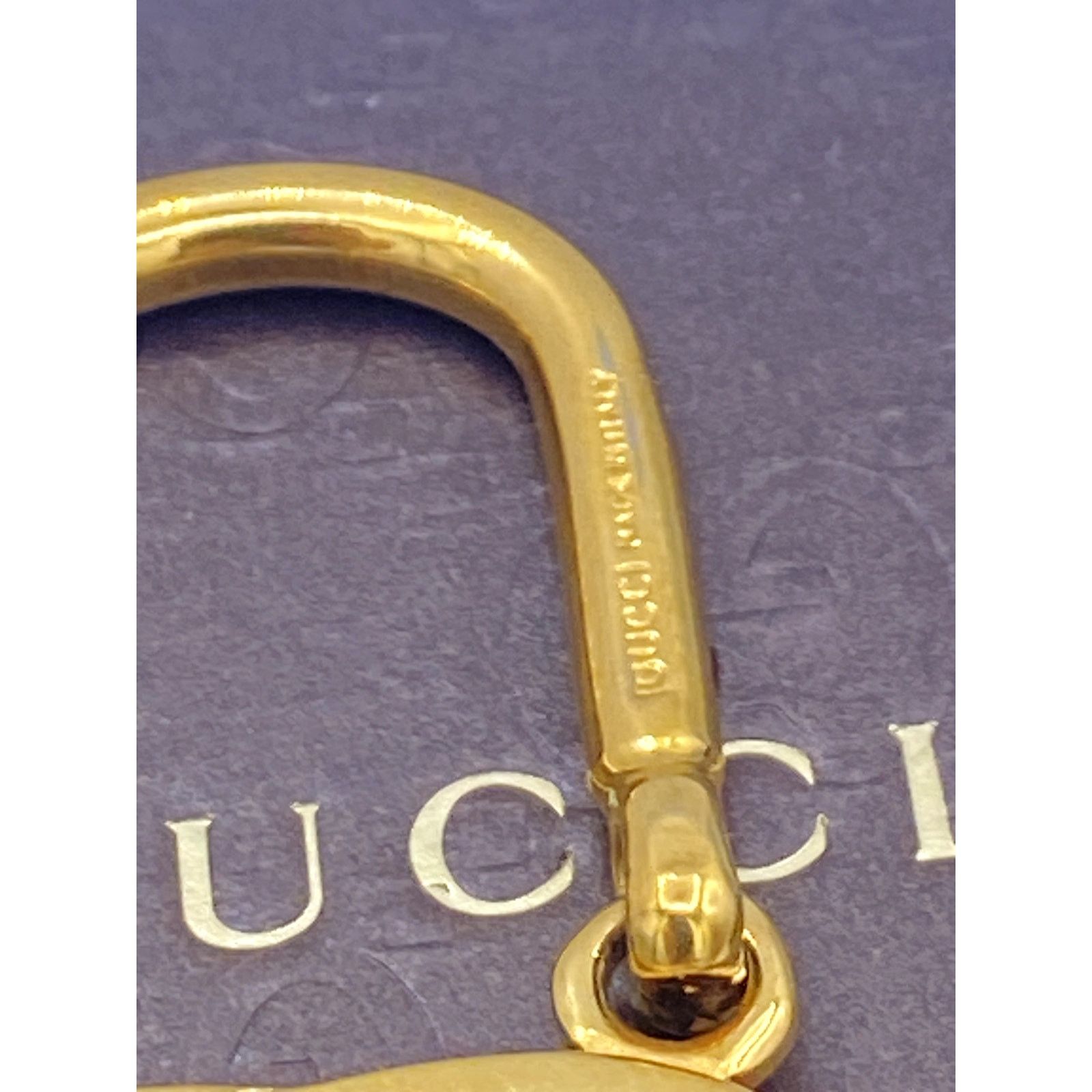 Gucci Authentic Gucci GG Gold Tone Key Key Ring Size ONE SIZE - 4 Thumbnail