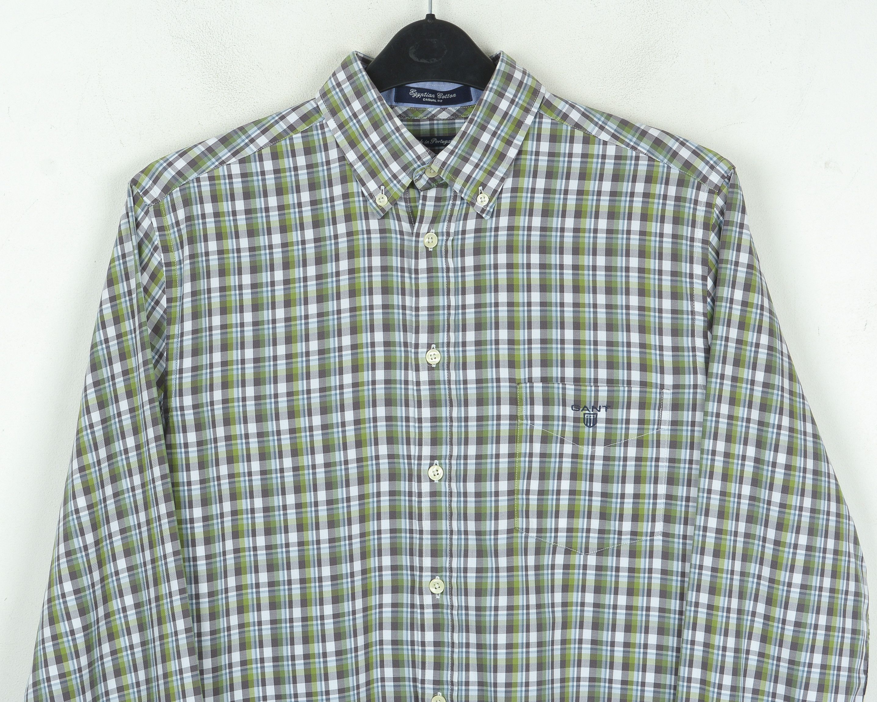 Gant GANT Egyptian Cotton Formal Shirt Casual Checked Tartan Size US M / EU 48-50 / 2 - 2 Thumbnail