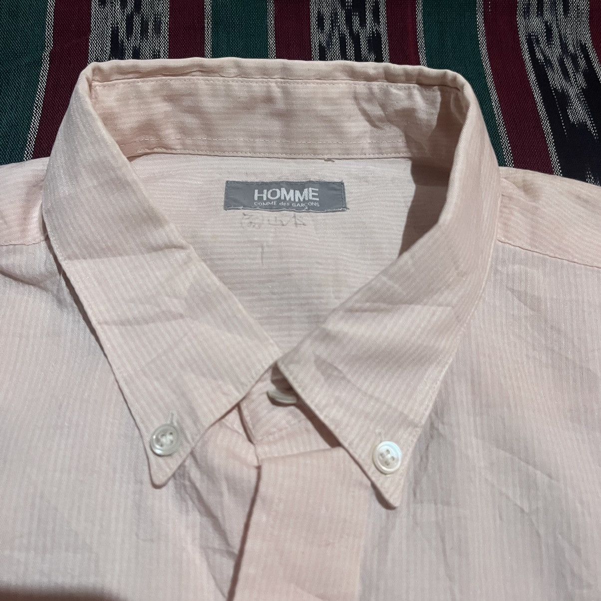Comme des Garcons Homme Comme Des Garcons Homme Button Up Shirt Size US XL / EU 56 / 4 - 4 Thumbnail