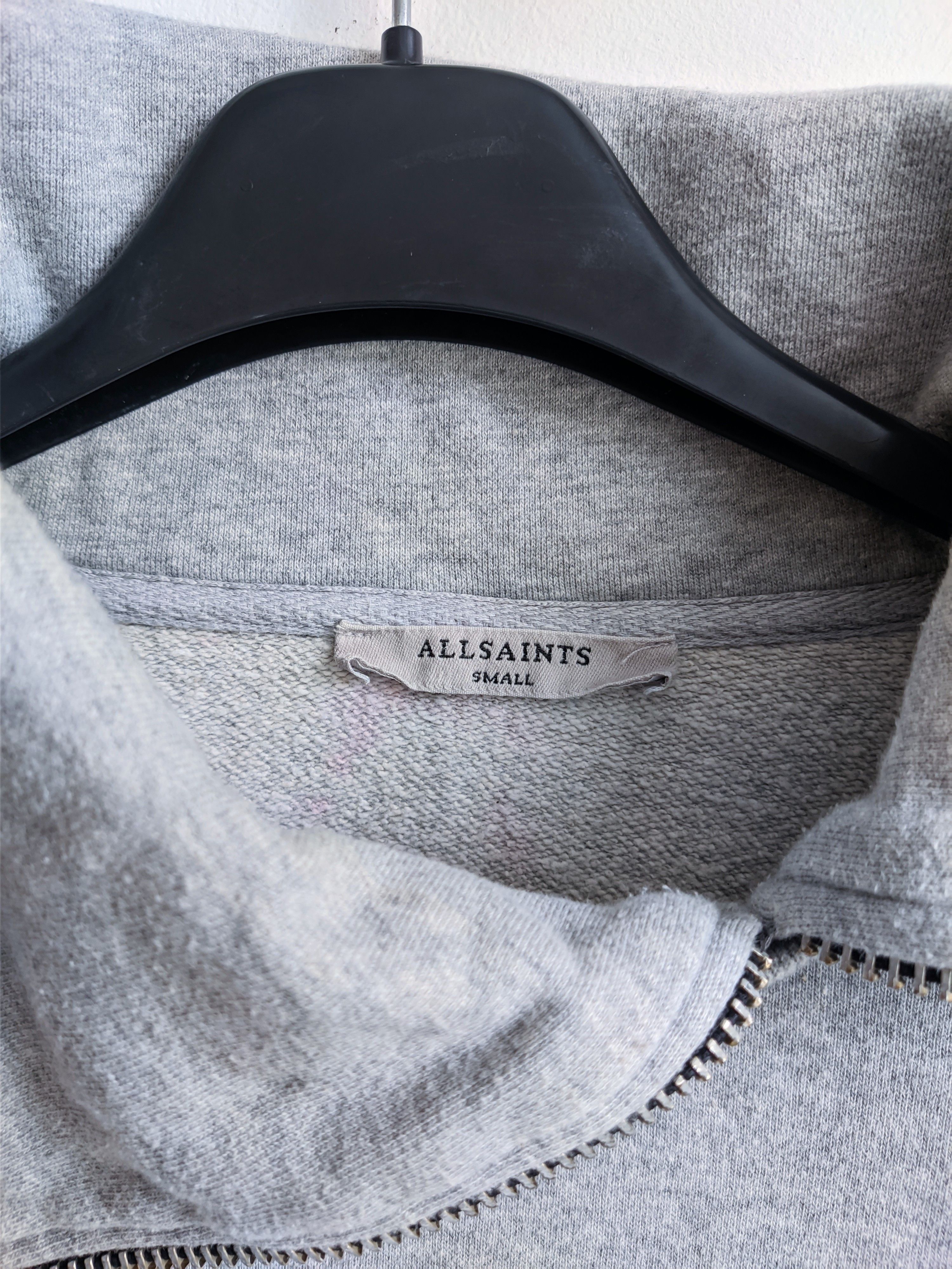 Allsaints AllSaints sweatshirt gray zip Size US M / EU 48-50 / 2 - 6 Thumbnail