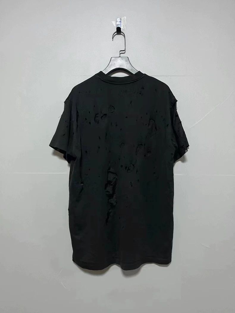 Givenchy Givenchy Black large destroyed letter logo short-sleeve XS Size US XS / EU 42 / 0 - 2 Thumbnail