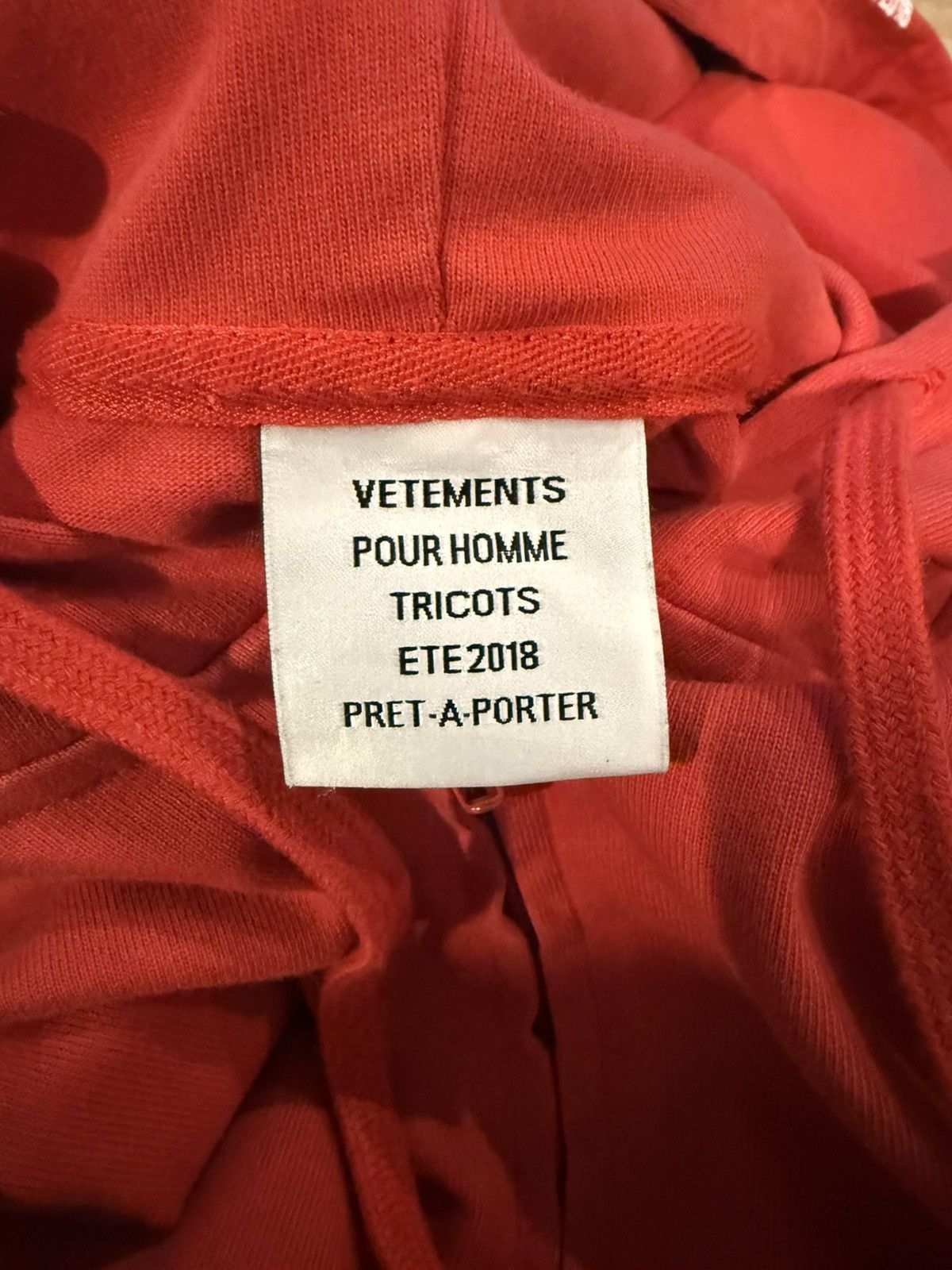 Vetements FW17 Vetements ‘Bro’ Zip Up Hoodie Size US M / EU 48-50 / 2 - 3 Thumbnail