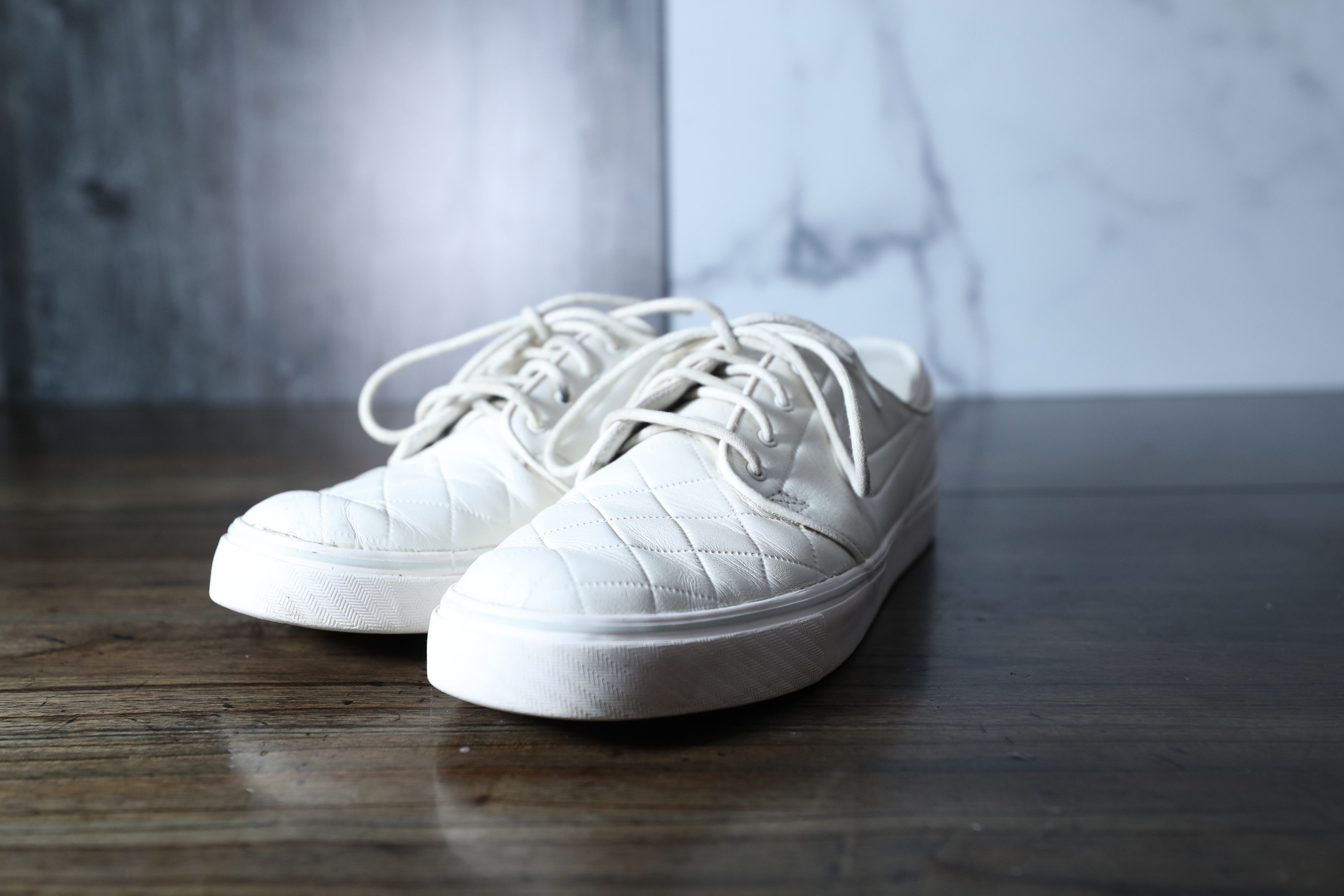 image of Nike Zoom Stefan Janoski Elite Fbxfc Ivory (9.5) Shoes in White, Men's