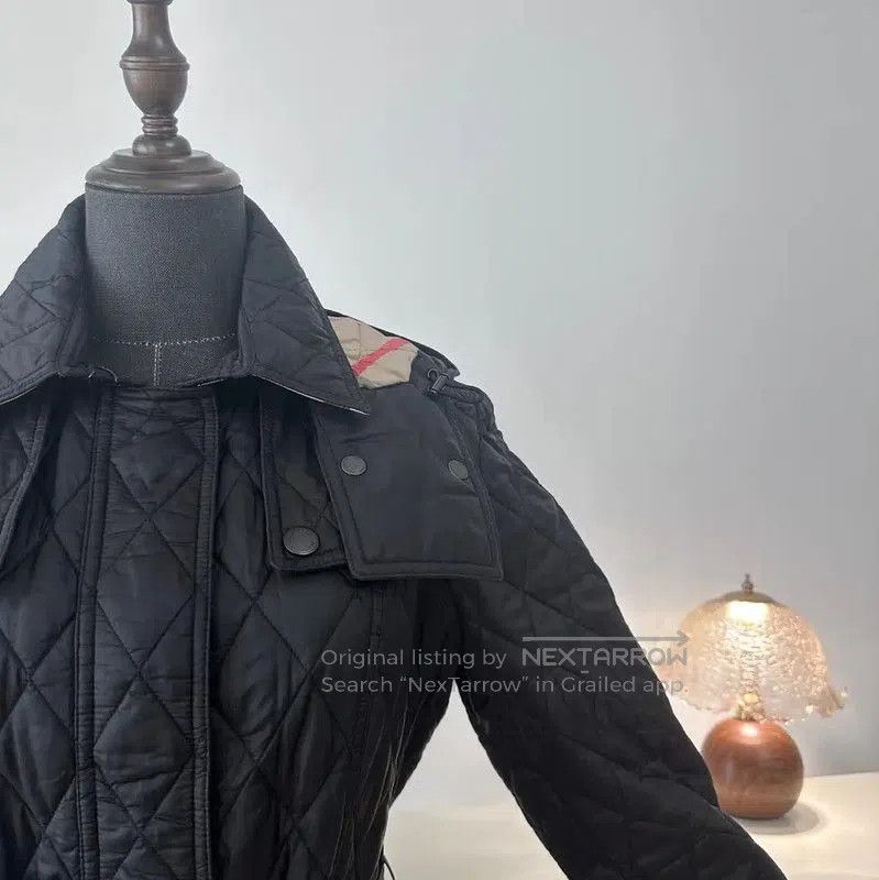 Burberry Burberry Black Women's Quilted Jacket. Size L / US 10 / IT 46 - 5 Thumbnail