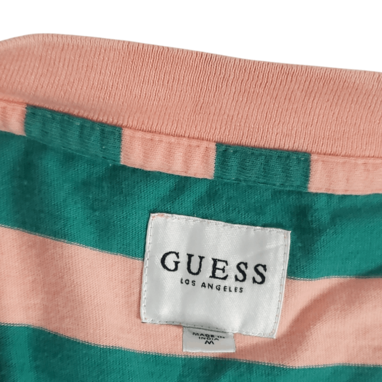 Vintage Guess Striped T-Shirt Size US L / EU 52-54 / 3 - 3 Thumbnail