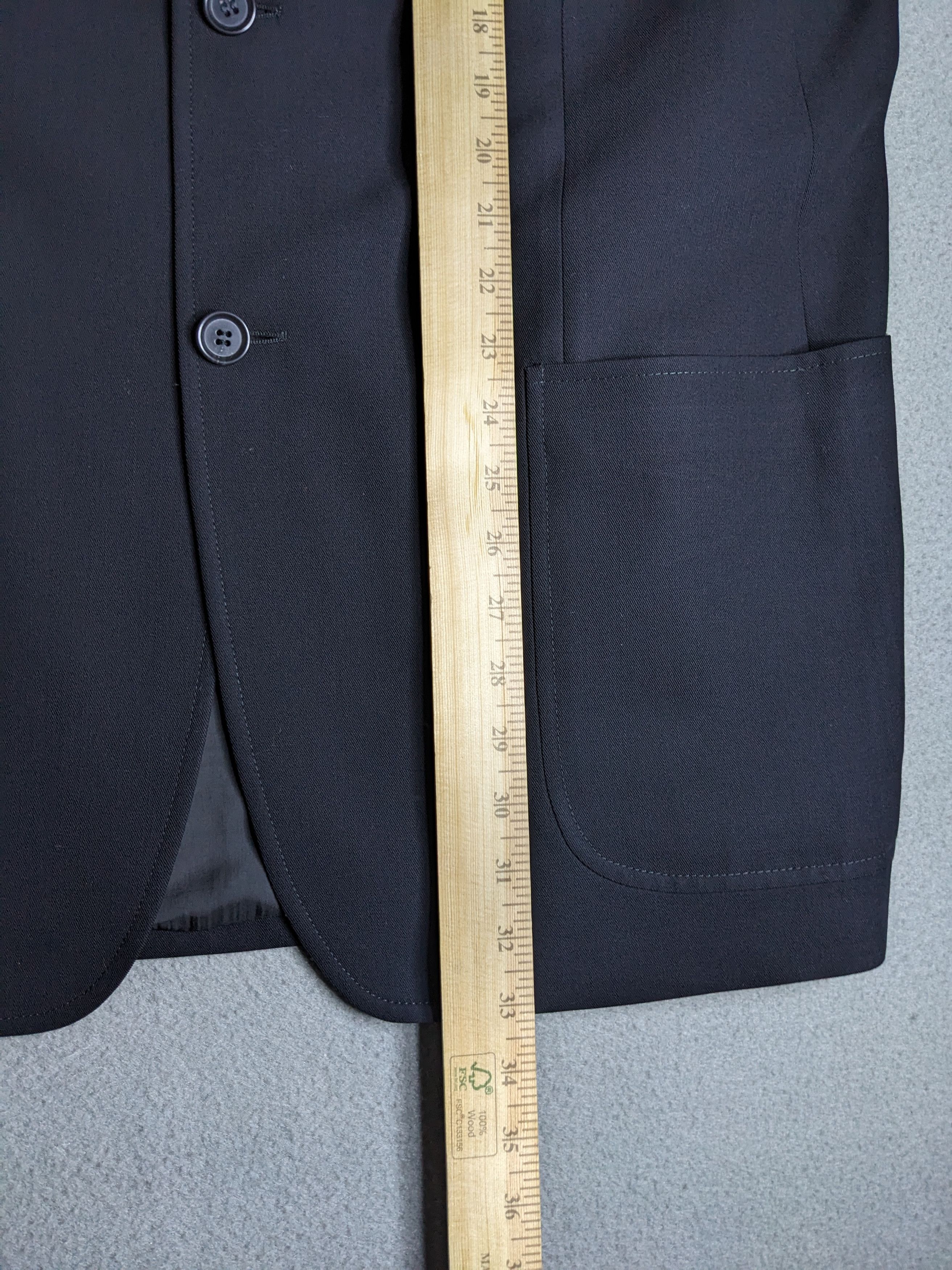 Ermenegildo Zegna VTG Ermenegildo Zegna Soft Wool Suit Jacket 44R 3 Button Size 44R - 12 Thumbnail
