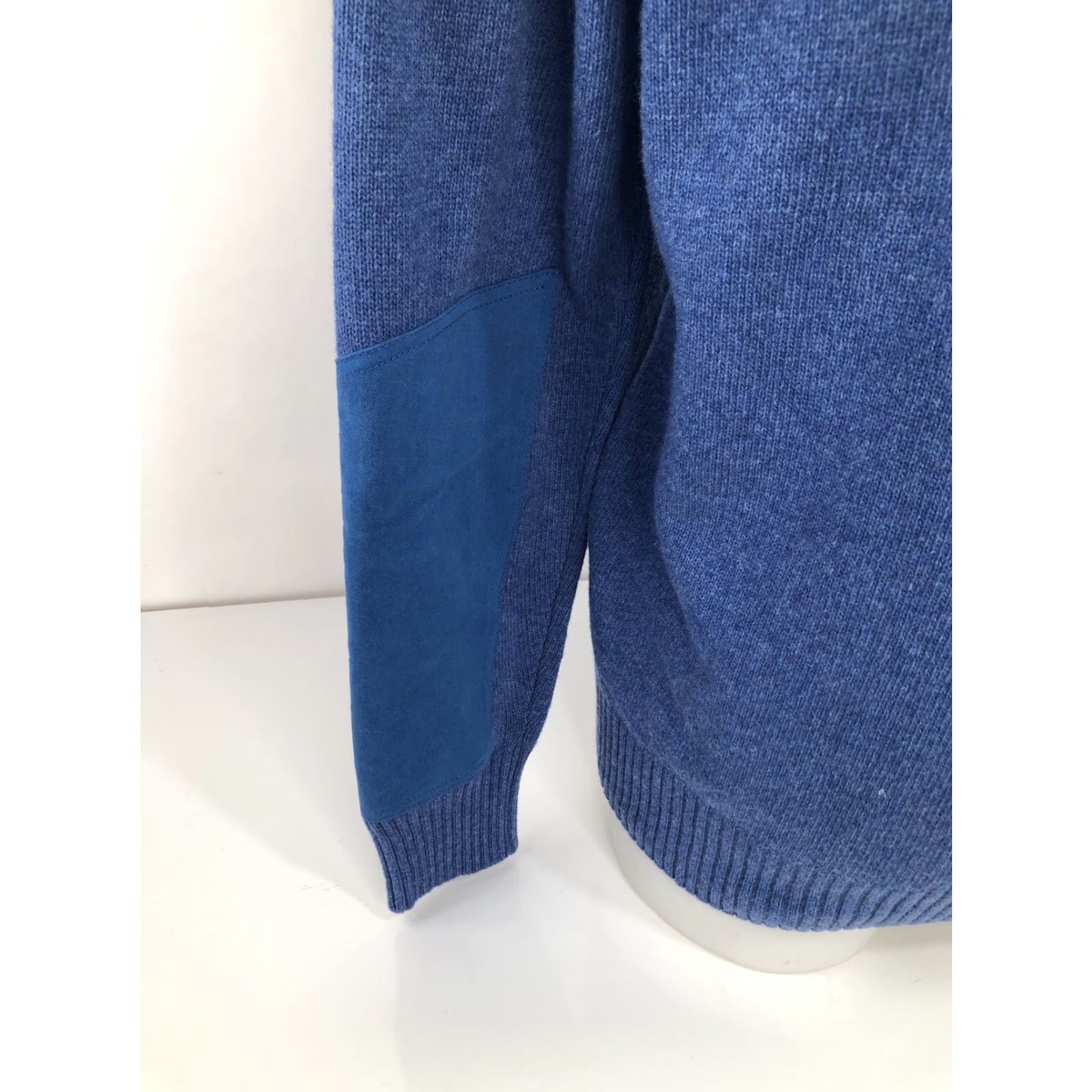 Vintage Beretta Italy Sweater - Pullover Wool V-Neck L Men Blue Embroidered Patches 80% Wool Tags NWT Size US L / EU 52-54 / 3 - 5 Thumbnail