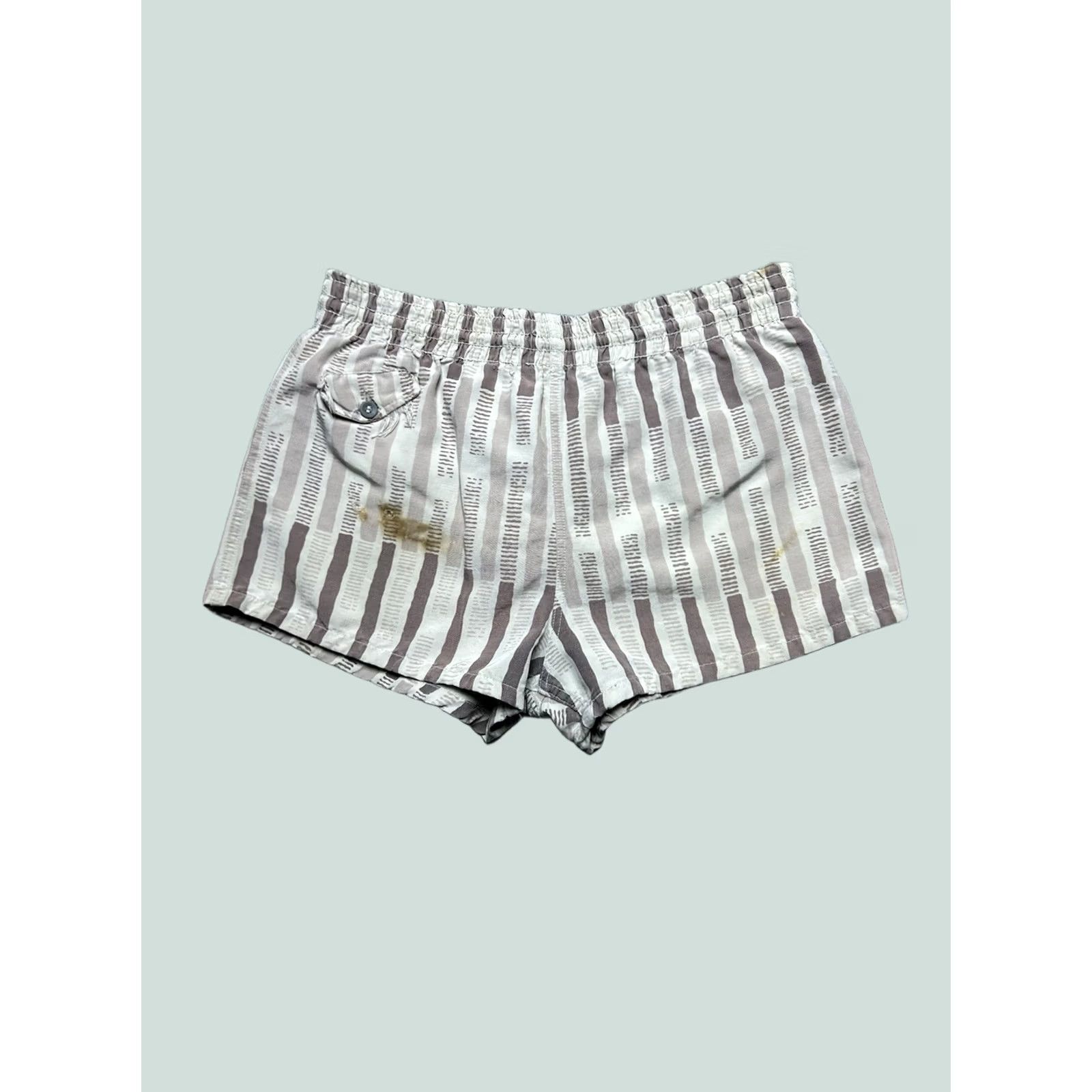 Vintage VINTAGE 50s 60s men’s swim trunks shorts rayon distressed beach large Size US 33 - 1 Thumbnail