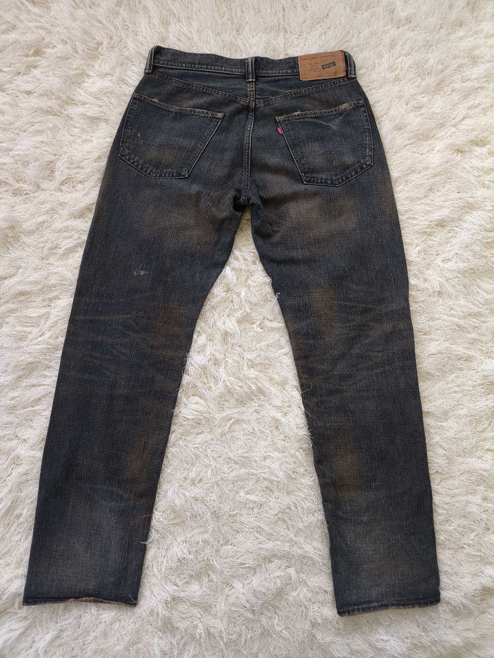 Big John GL HEART by Big John Flared Faded Gold Clawmark Denim Jeans Size US 36 / EU 52 - 2 Thumbnail