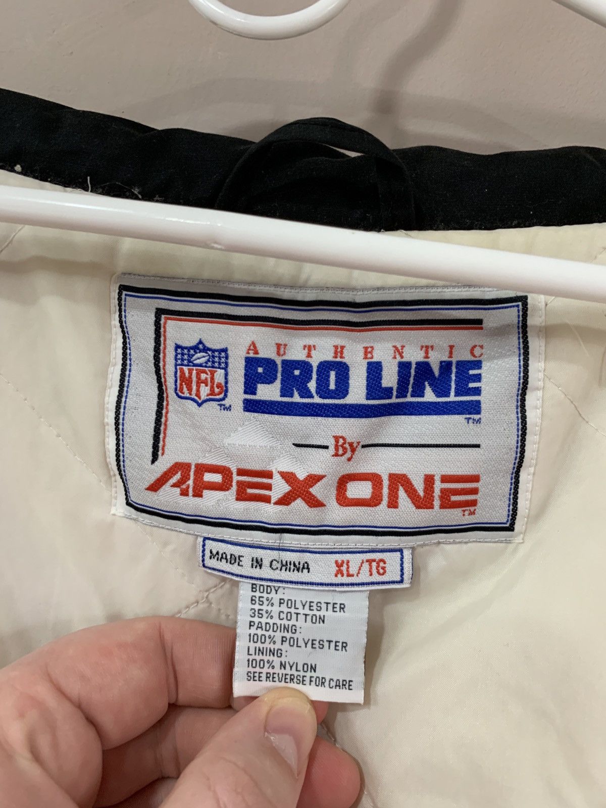 Apex Washington Redskins Apex One Bomber Jacket 90x Vintage NFL Size US XL / EU 56 / 4 - 25 Thumbnail