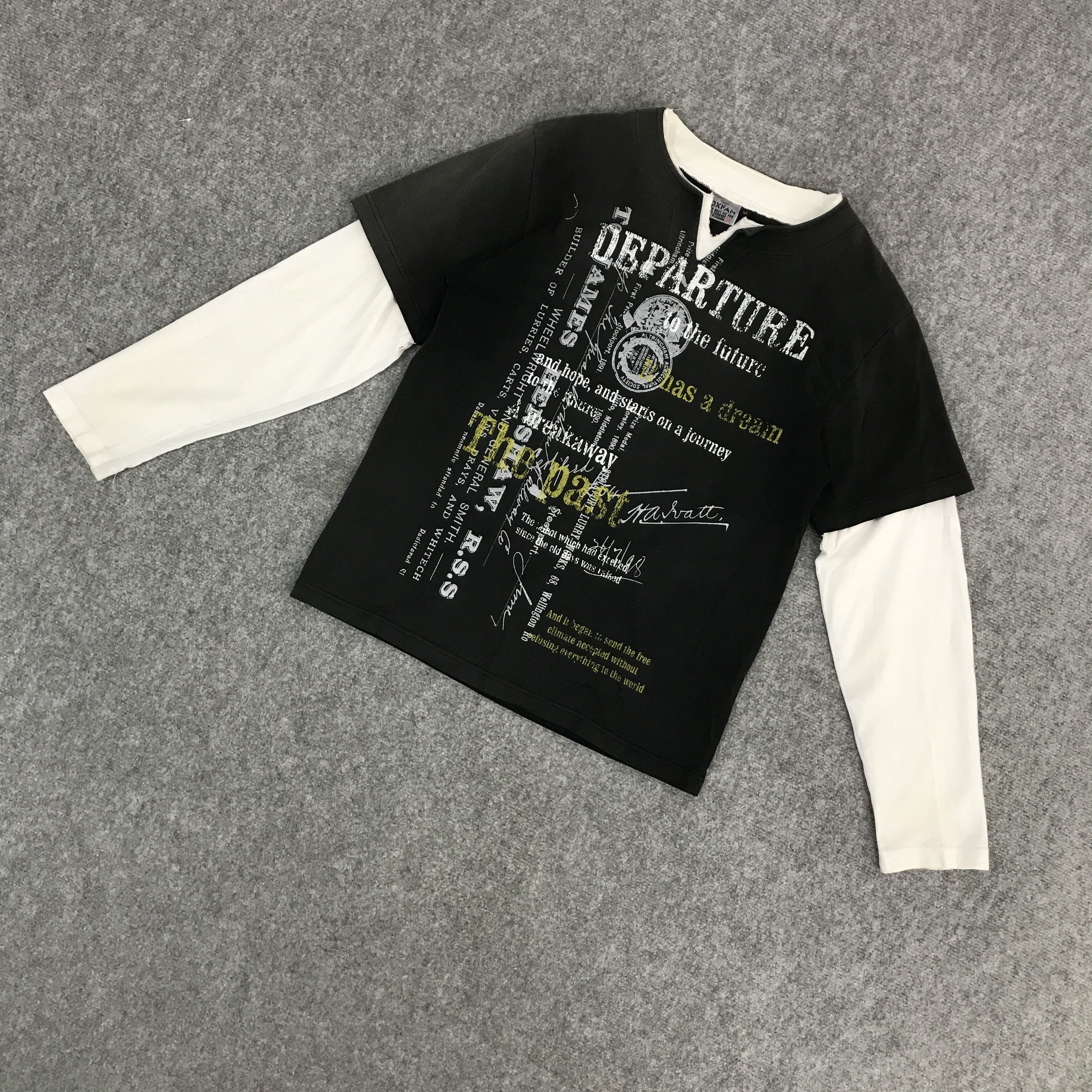 If Six Was Nine × Japanese Brand AUTHENTIC OMFAM LONG SLEEVE TSHIRTS Size US M / EU 48-50 / 2 - 5 Thumbnail