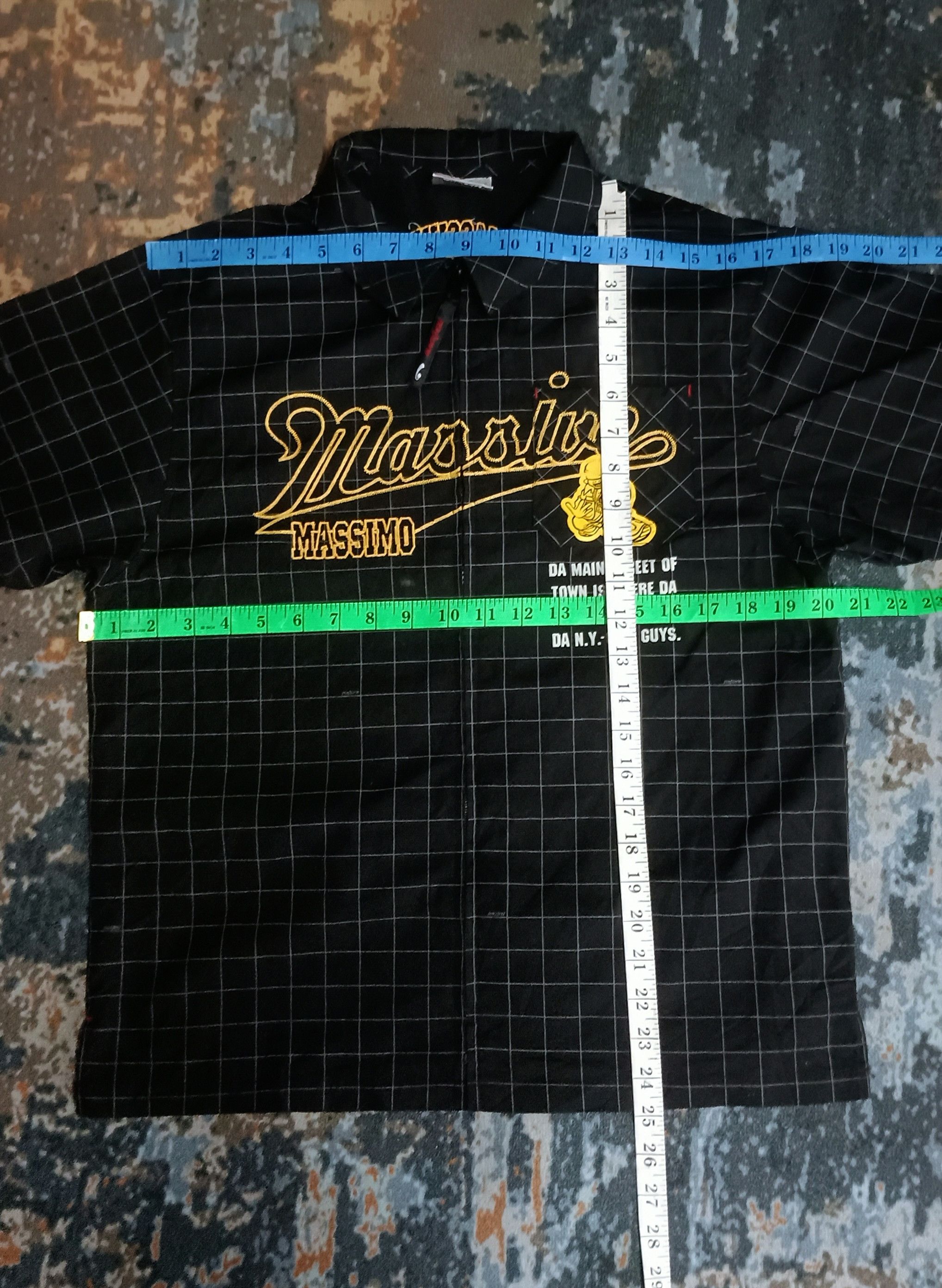 Mossimo Rare🔥 Massive Mossimo Black Hole Hip Hop Button Up Shirt Size US M / EU 48-50 / 2 - 12 Thumbnail