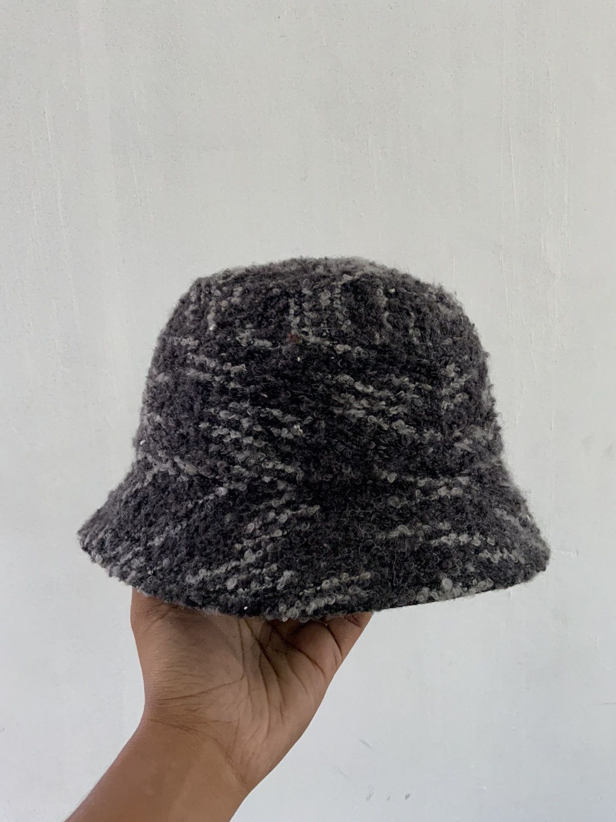 Japanese Brand Mohair Fur Bucket Hat Size ONE SIZE - 3 Thumbnail