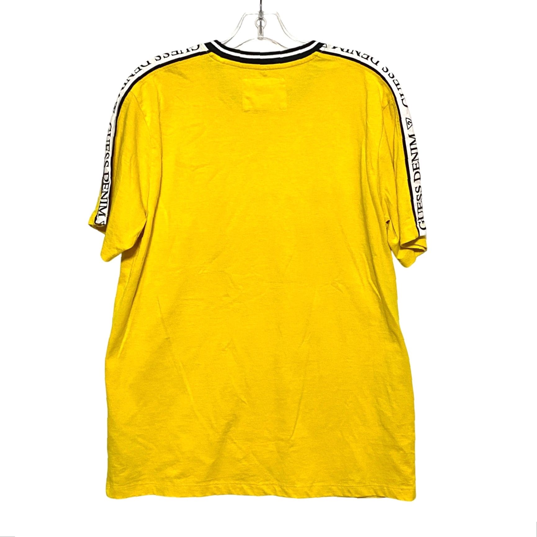Guess Guess Loss Angeles Yellow Hyatt Logo Question Mark Tape Tee Shirt Mens Medium M Size US M / EU 48-50 / 2 - 3 Thumbnail
