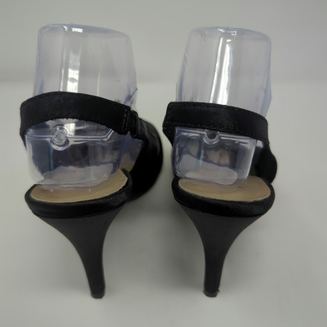 Other Fioni Jeana Black Bow Open Toe Stiletto Pump SlingbackSize 9 Size US 9 / IT 39 - 4 Thumbnail