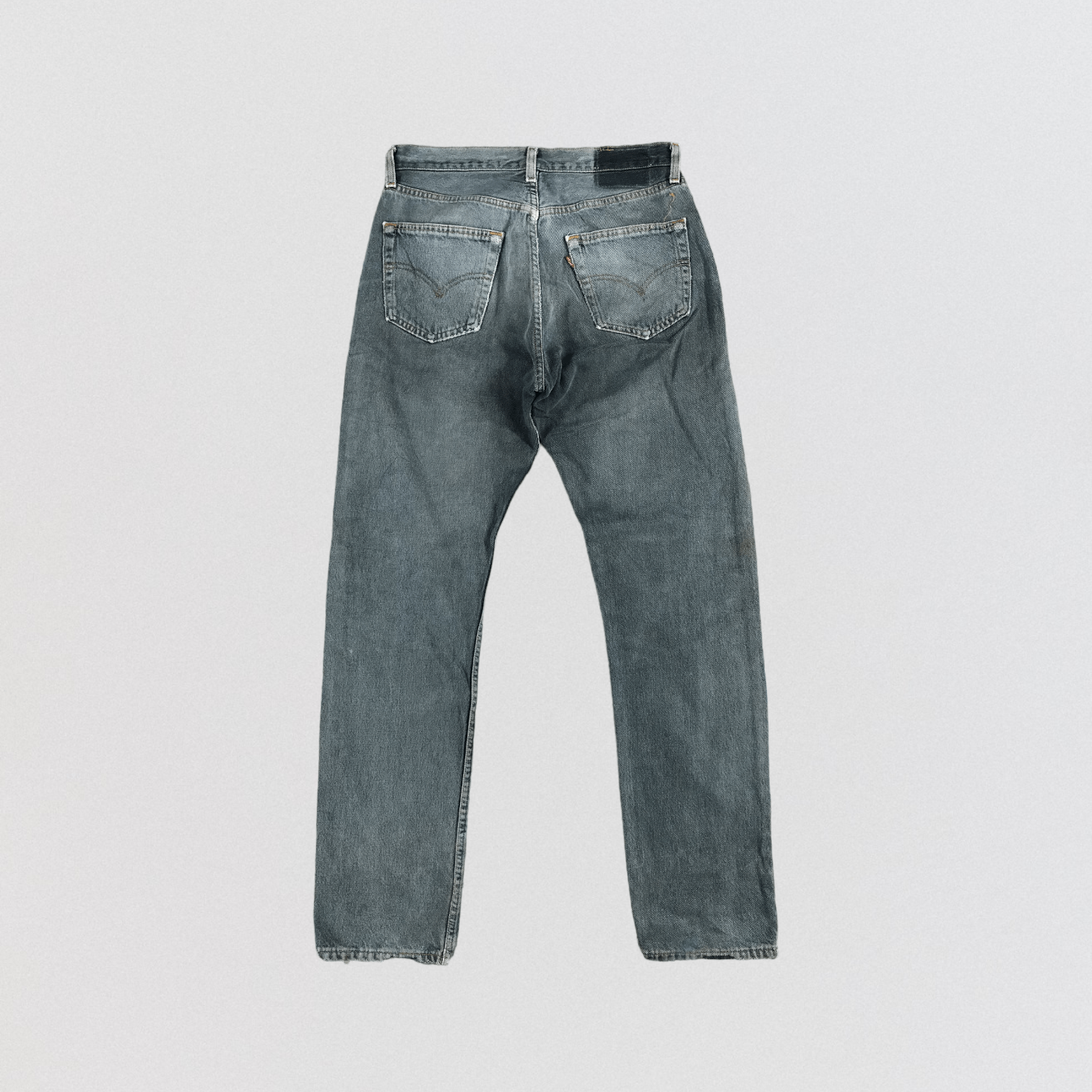 Levi's 90s Vintage Levis 501 Faded Black Jeans-JM2266 Size US 32 / EU 48 - 2 Thumbnail