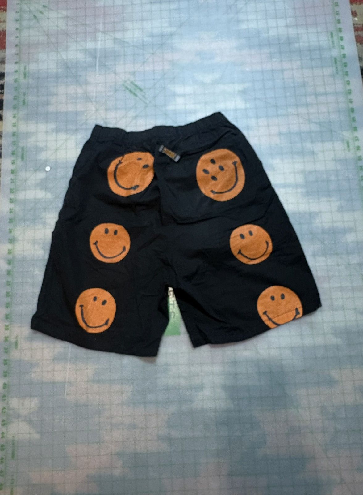 Kapital Kapital Orange Smiley Face Black Shorts Size US 32 / EU 48 - 1 Preview