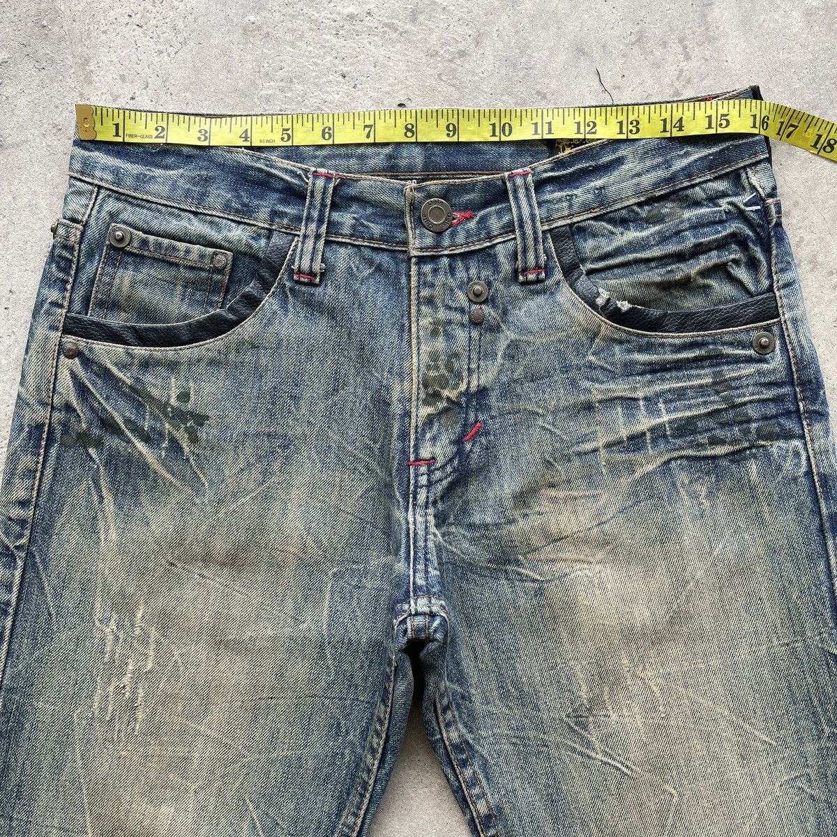Japanese Brand Vintage Japanese Rusty Jeans Flare Denim Bootcut Pants W32 Size US 32 / EU 48 - 6 Thumbnail