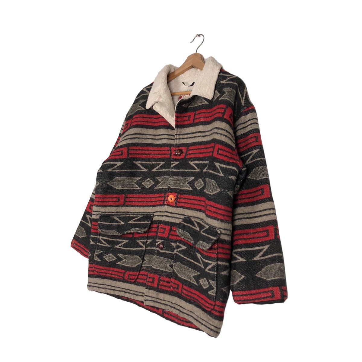 Toyo Enterprises 🔥Vintage Wool Jacket Navajo Native Design Kentucky Cardinal Size US M / EU 48-50 / 2 - 2 Thumbnail