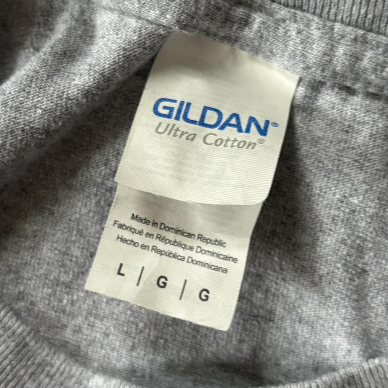 Gildan Gildan Men's Grey T-shirt Size US L / EU 52-54 / 3 - 4 Thumbnail