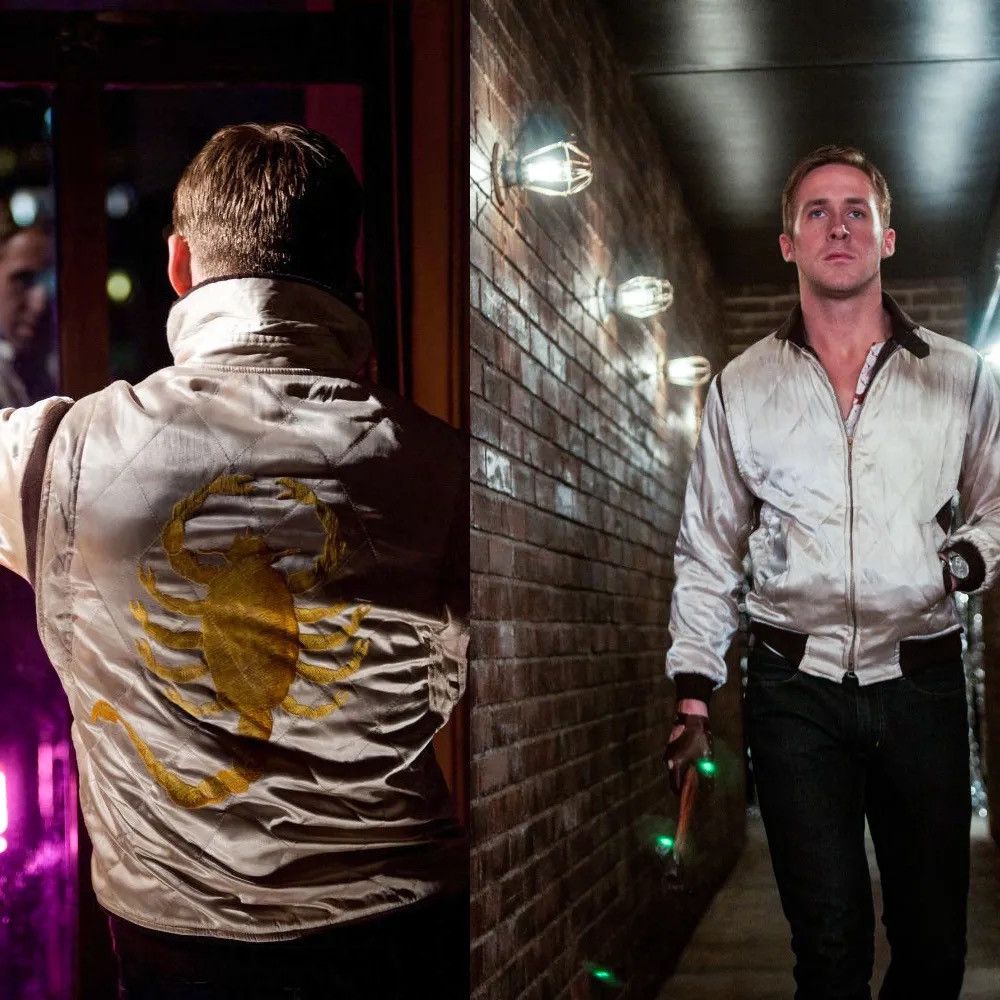 Vintage Vintage Drive Movie Ryan Gosling Scorpion Bomber Jacket Size US M / EU 48-50 / 2 - 2 Thumbnail