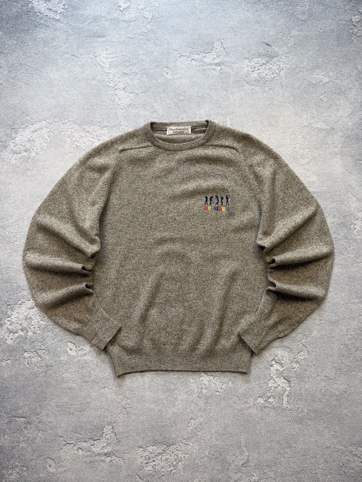 Burberry Vintage Knit Burberrys Sweater 90s Very Rare Size US M / EU 48-50 / 2 - 1 Thumbnail