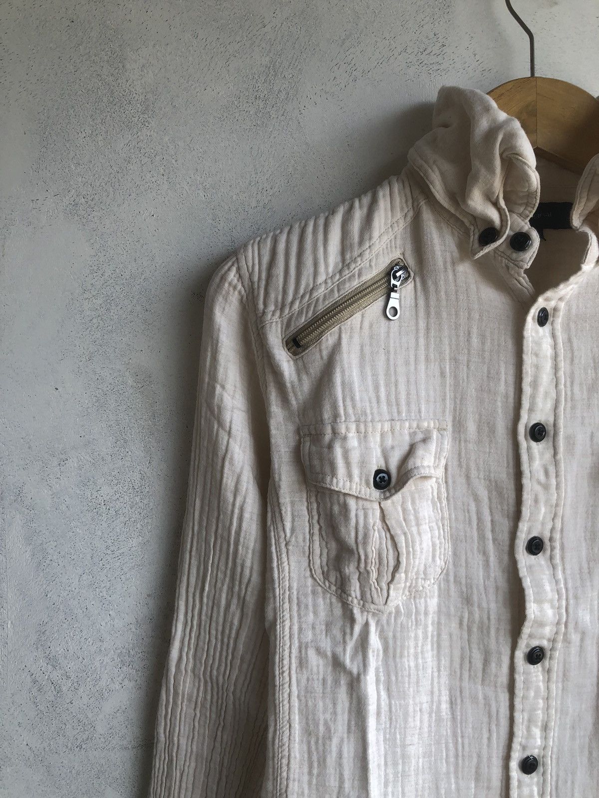 If Six Was Nine Japan Zipper Button Shirt Rock Punk Style Size US M / EU 48-50 / 2 - 4 Thumbnail