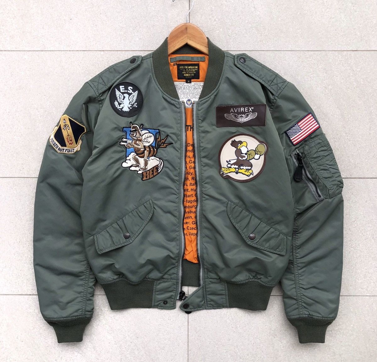 Avirex Avirex MA-1 Patches Logo Flight Military Bomber Jackets Size US M / EU 48-50 / 2 - 1 Thumbnail