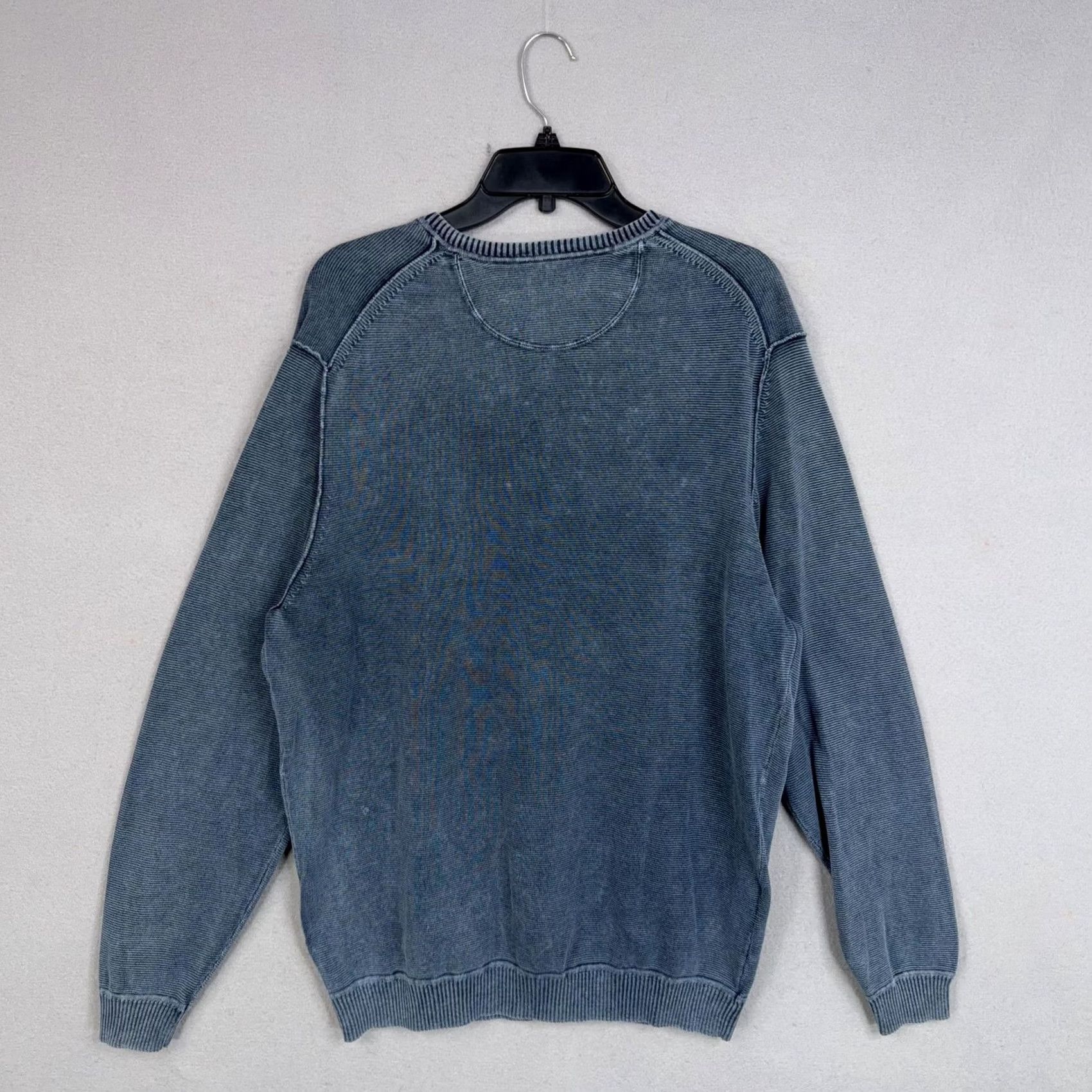 Tommy Bahama Tommy Bahama Sweater Mens Large Blue V Neck Pullover Pigment Dyed Washed Casual Size US L / EU 52-54 / 3 - 5 Thumbnail