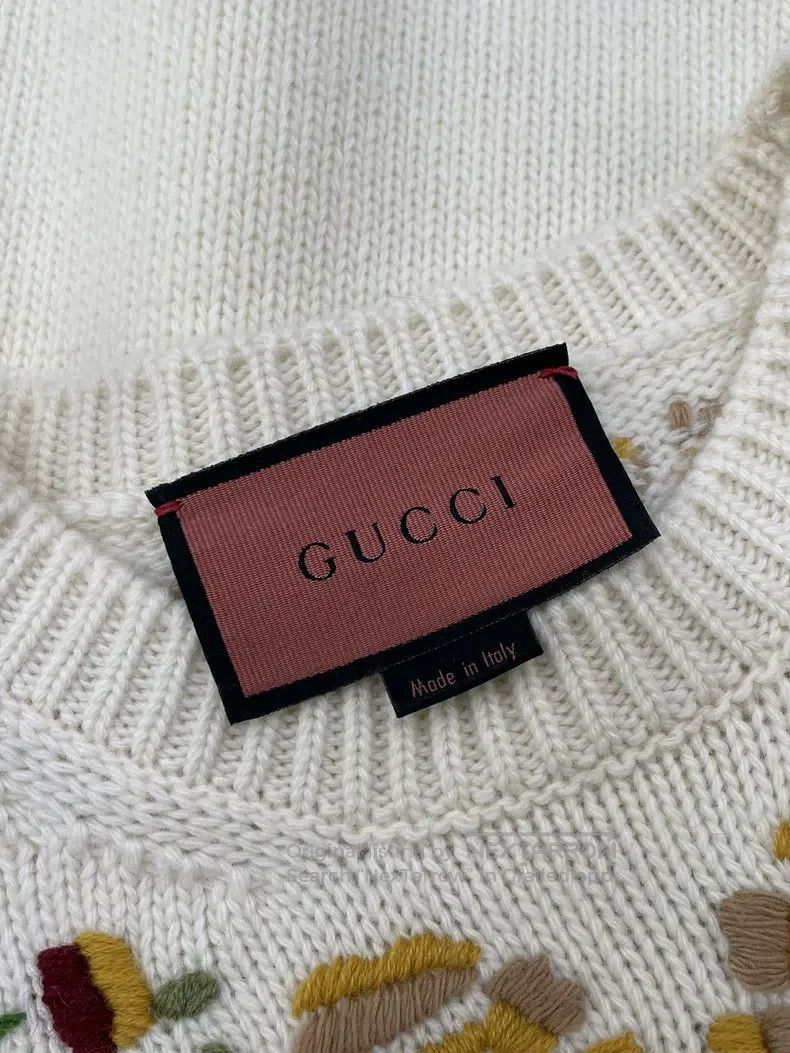 Gucci Gucci Floral embroidered sweater Size M / US 6-8 / IT 42-44 - 4 Thumbnail