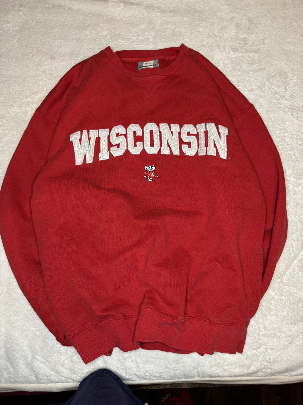J. America 90’s Vintage Wisconsin Badger Crewneck Size US L / EU 52-54 / 3 - 1 Thumbnail