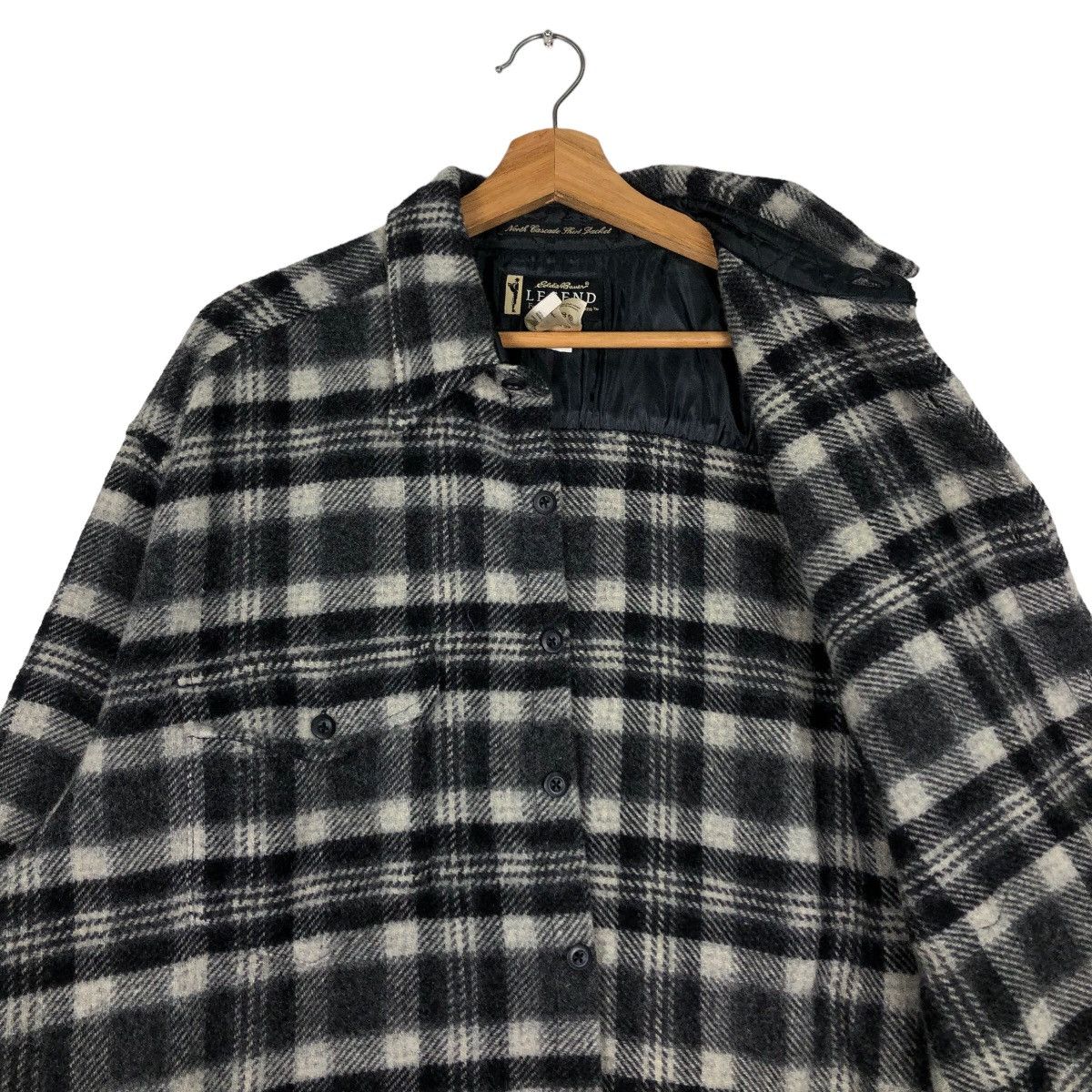 Flannel 🔥Vintage Wool Flannel Work Jacket Legend Eddie Bauer Japan Size US XL / EU 56 / 4 - 10 Thumbnail