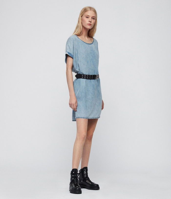 Allsaints FREE SHIPPING!! - Sonny Tencel Dress Size XS / US 0-2 / IT 36-38 - 3 Thumbnail