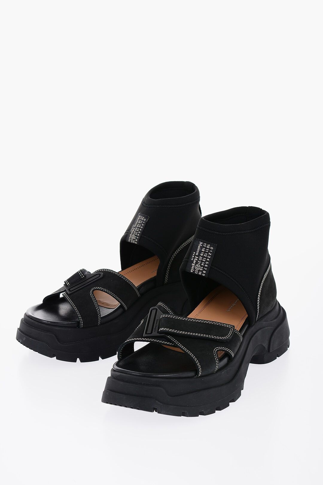 Maison Margiela og1mm1224 Suede Sandals in Black Size US 9 / IT 39 - 2 Thumbnail