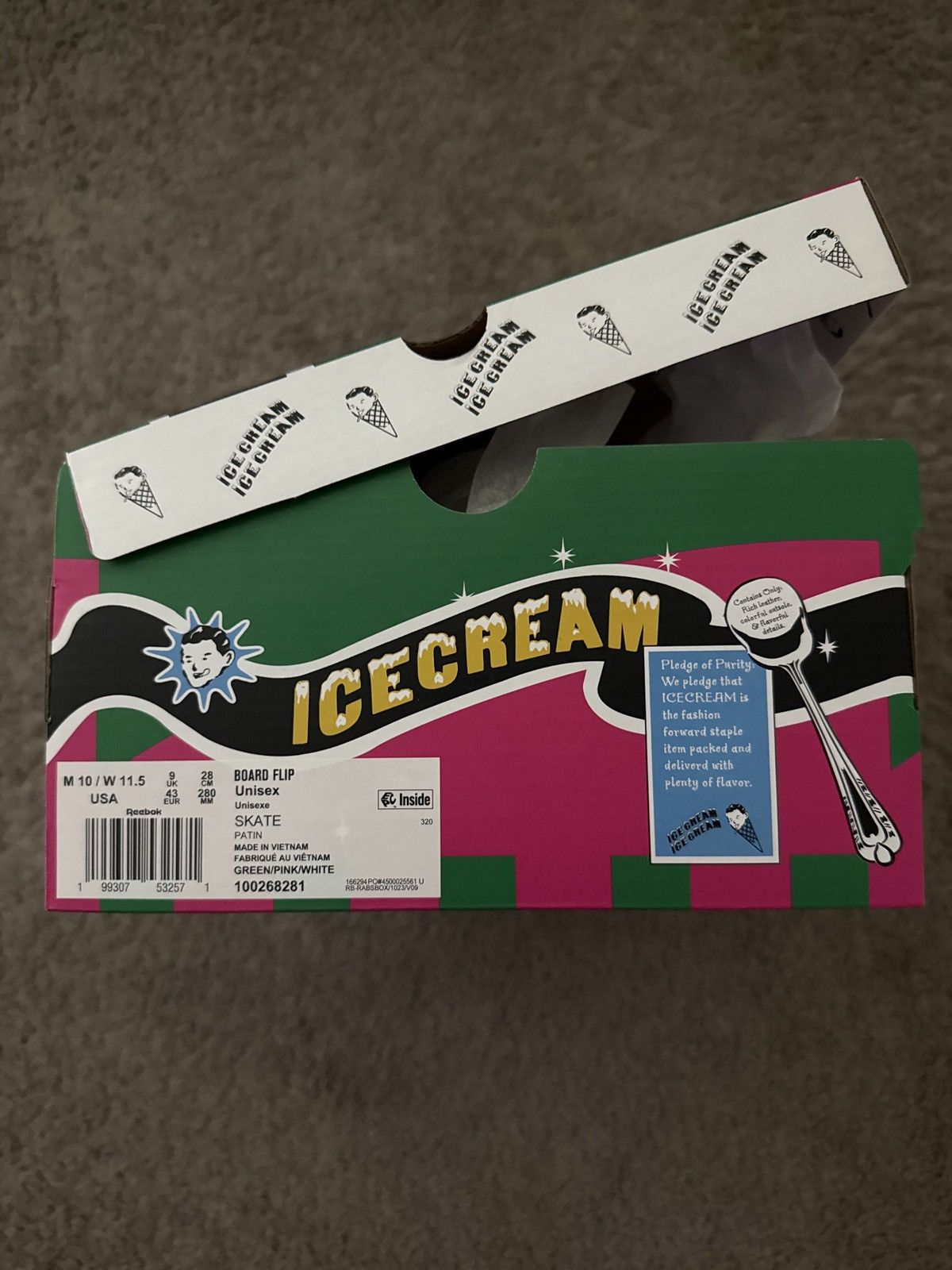 Reebok Reebok Ice Cream Board Flip Size US 10 / EU 43 - 2 Thumbnail
