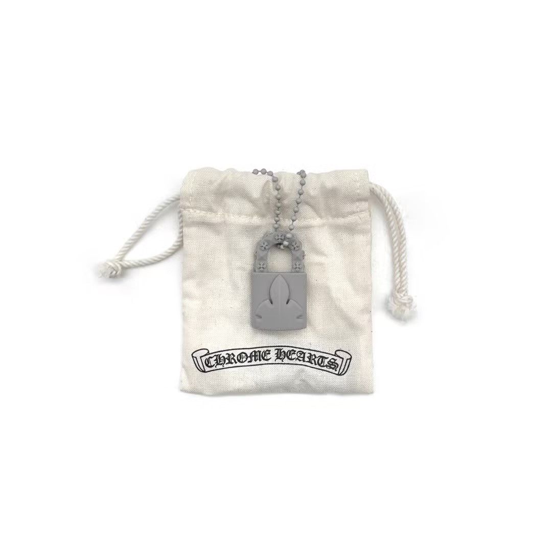Chrome Hearts Chrome Hearts Resin Gray Flame Lock Pendant Ball Chain Size ONE SIZE - 4 Thumbnail
