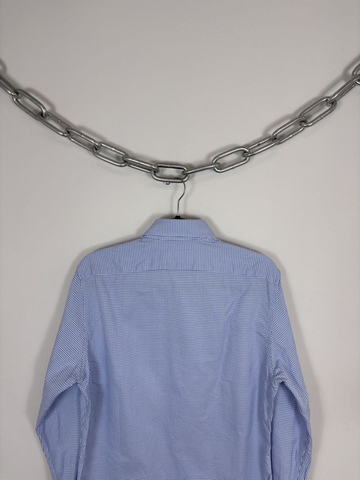 Strenstroms Stenstroms Men’s Slimline Twofold Cotton Dress Shirt Size US M / EU 48-50 / 2 - 14 Thumbnail
